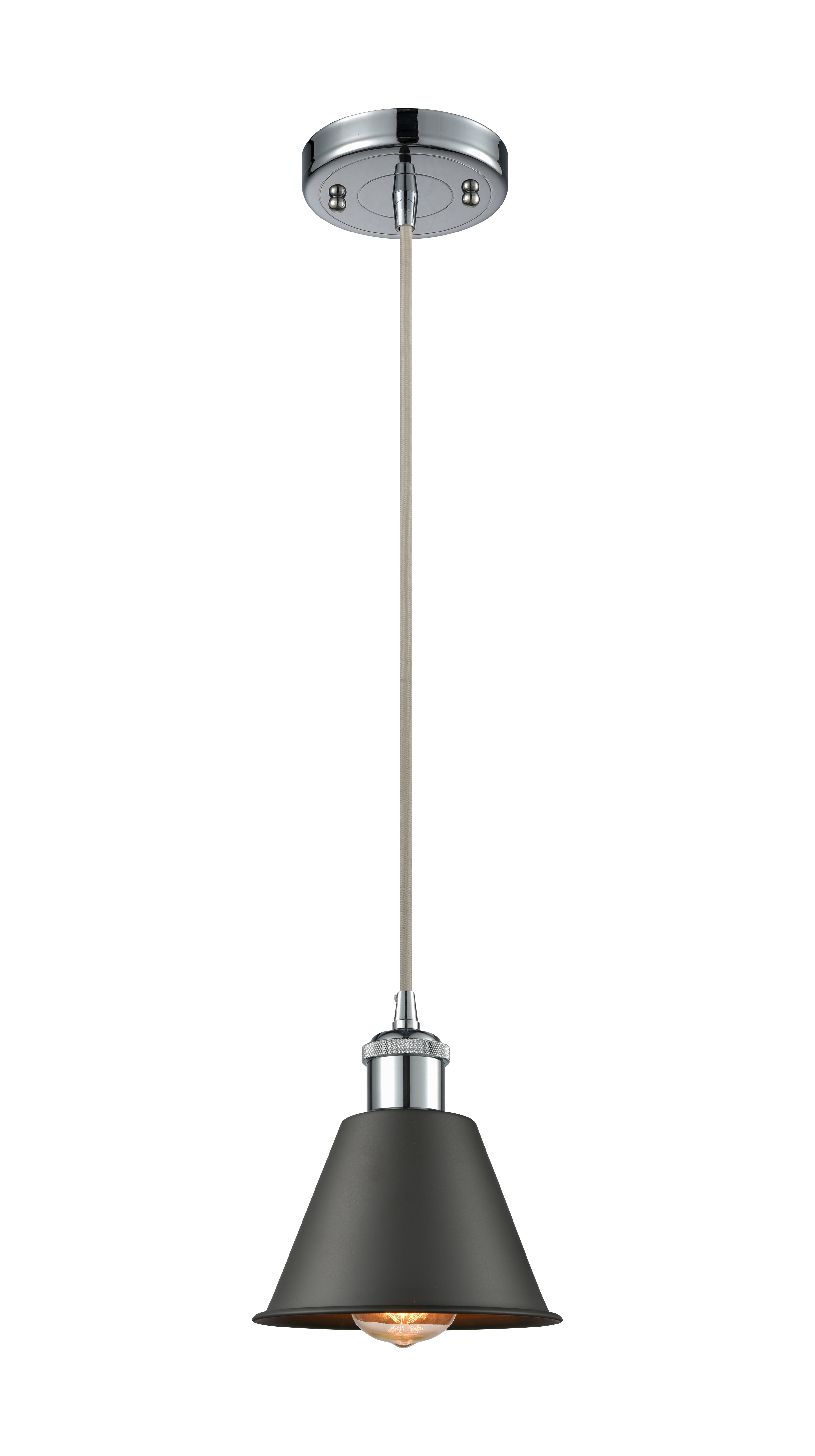 Ballston Mini Pendant Antique Brass Finish