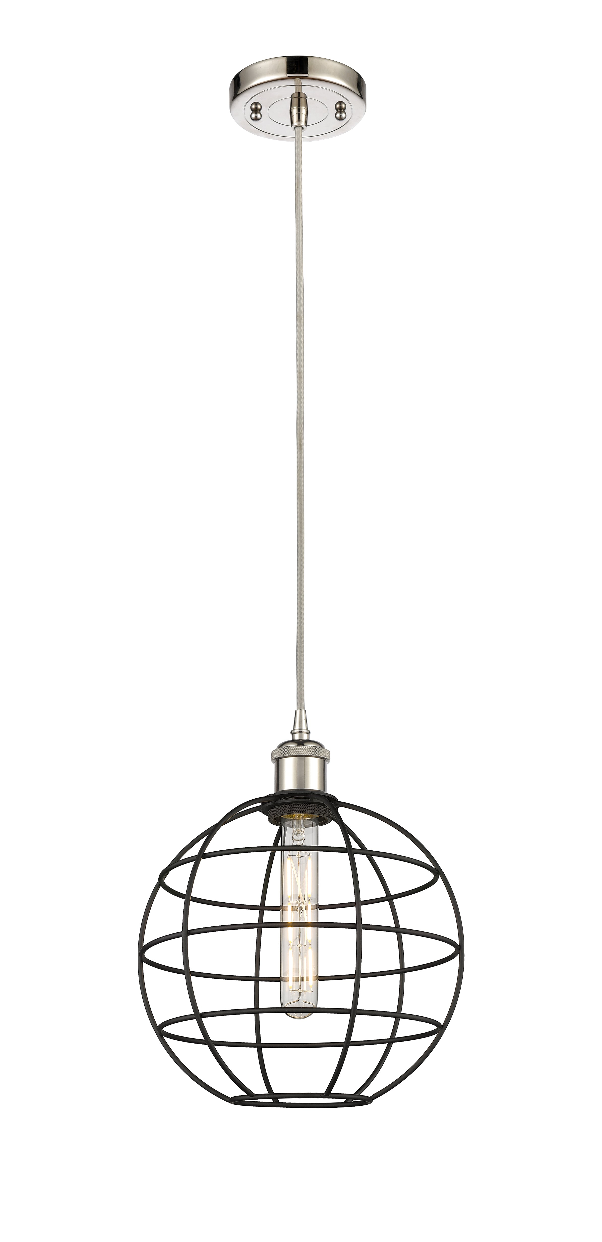 Ballston Mini Pendant Antique Brass 10 Inch