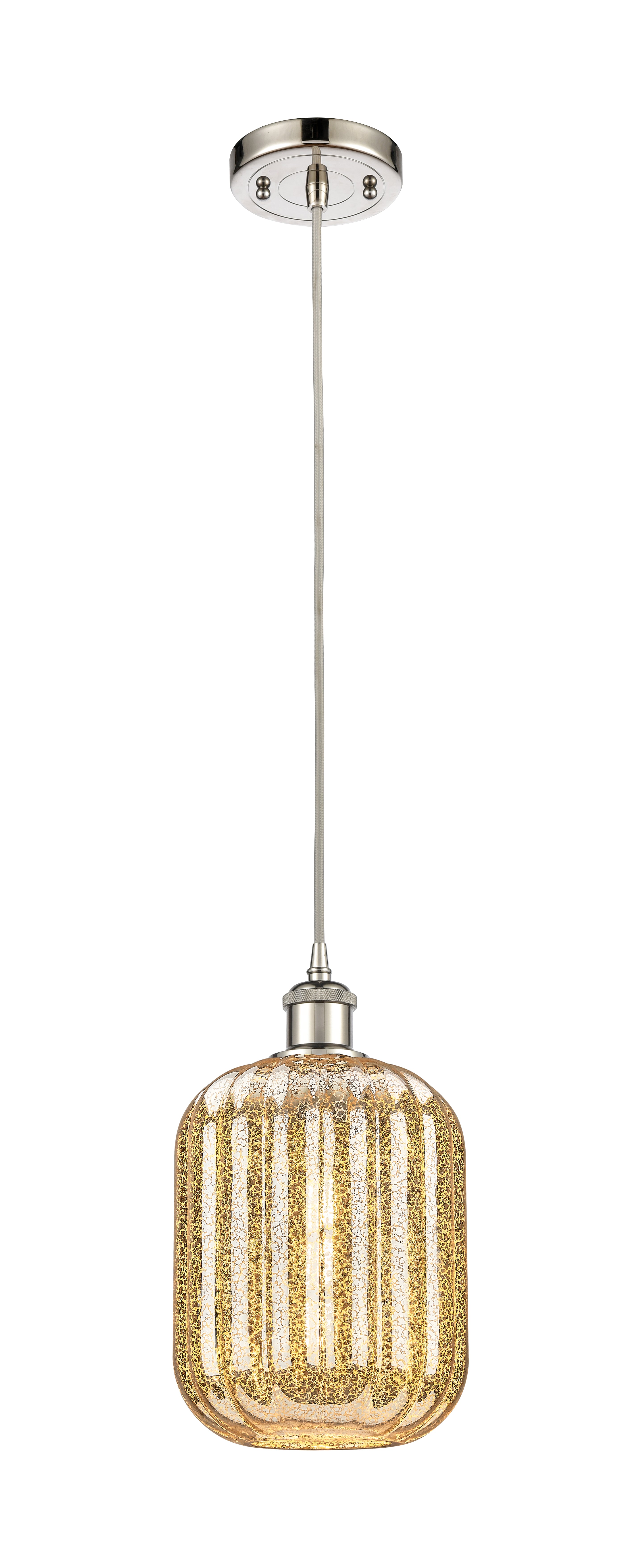 Ballston Mini Pendant Antique Brass Finish
