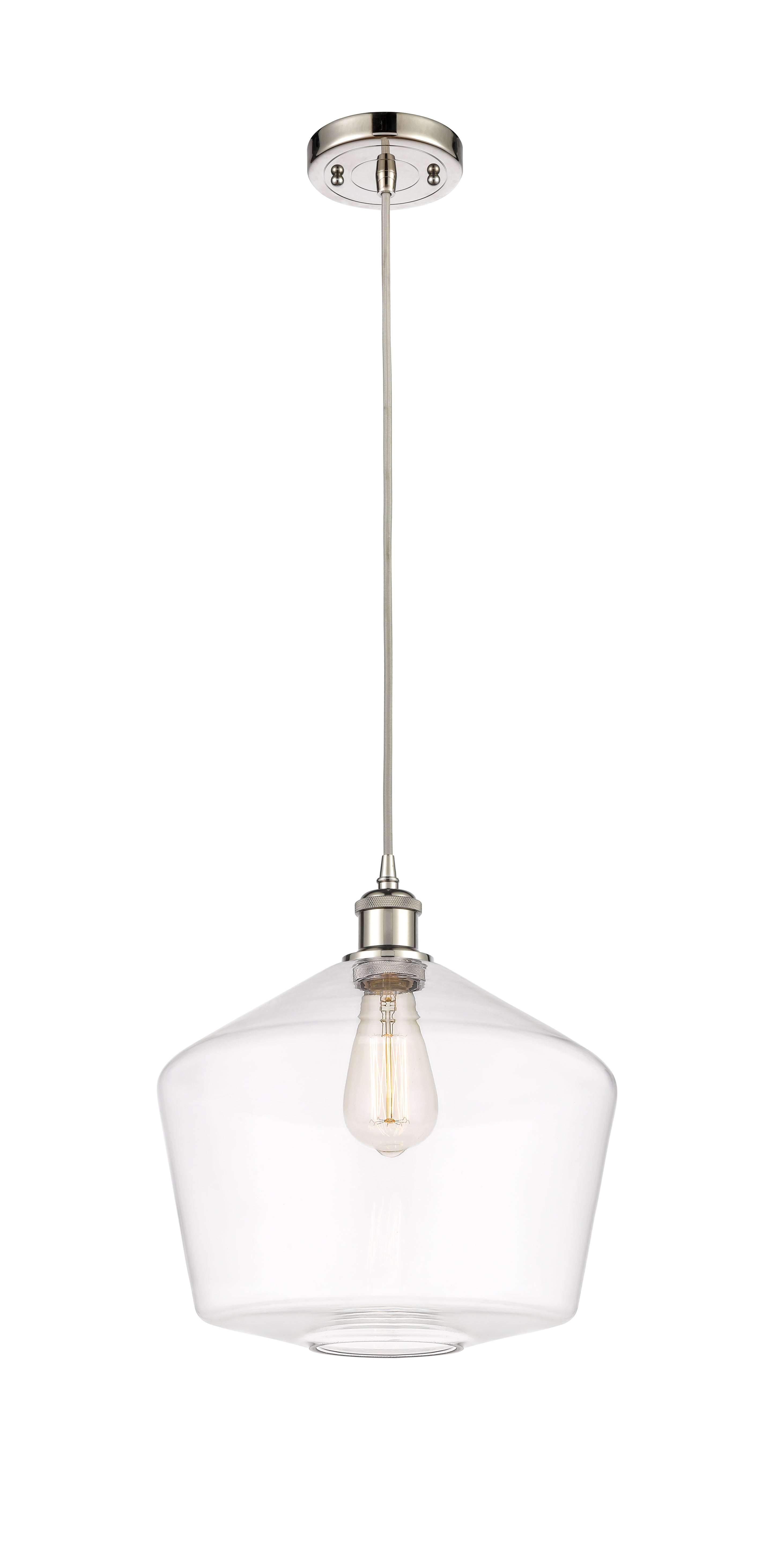 Ballston Mini Pendant Antique Brass 12 Inch
