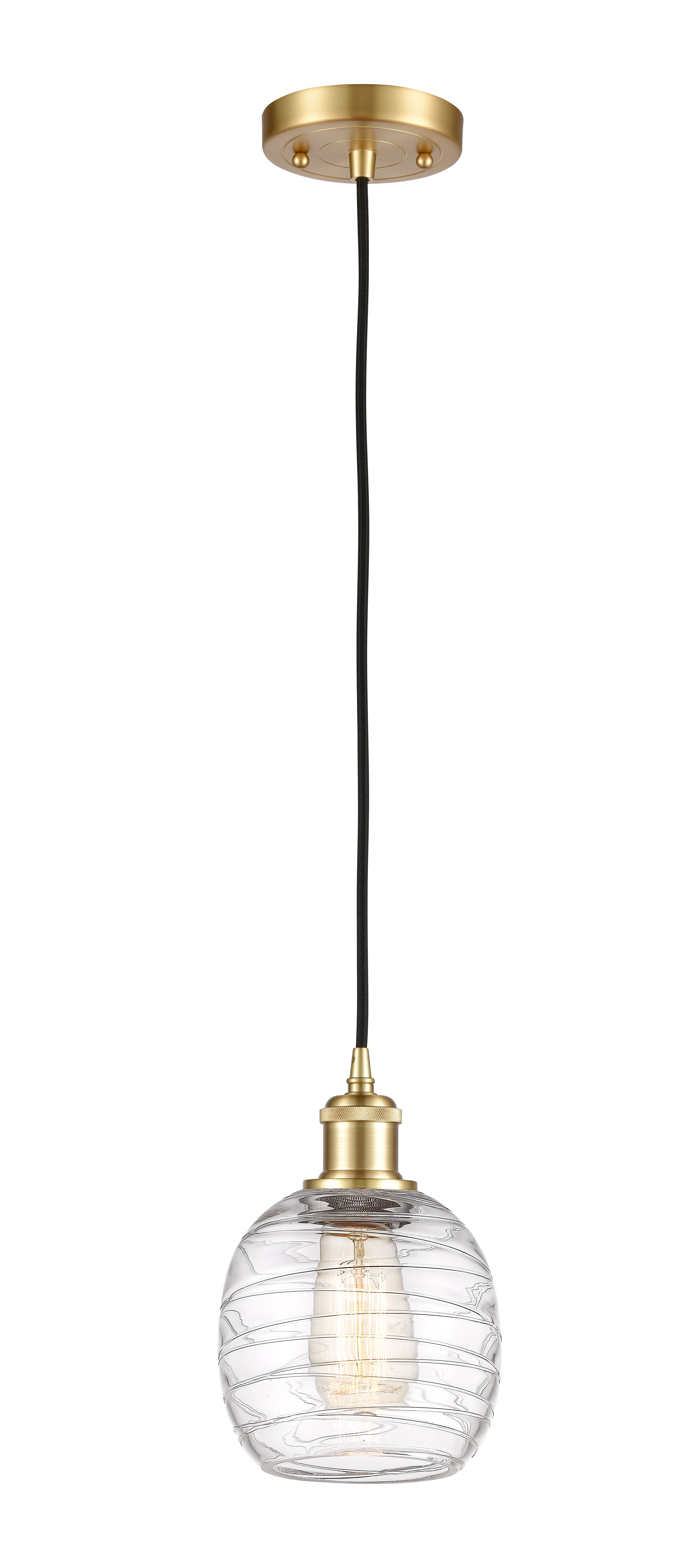 Ballston Mini Pendant Antique Brass Finish
