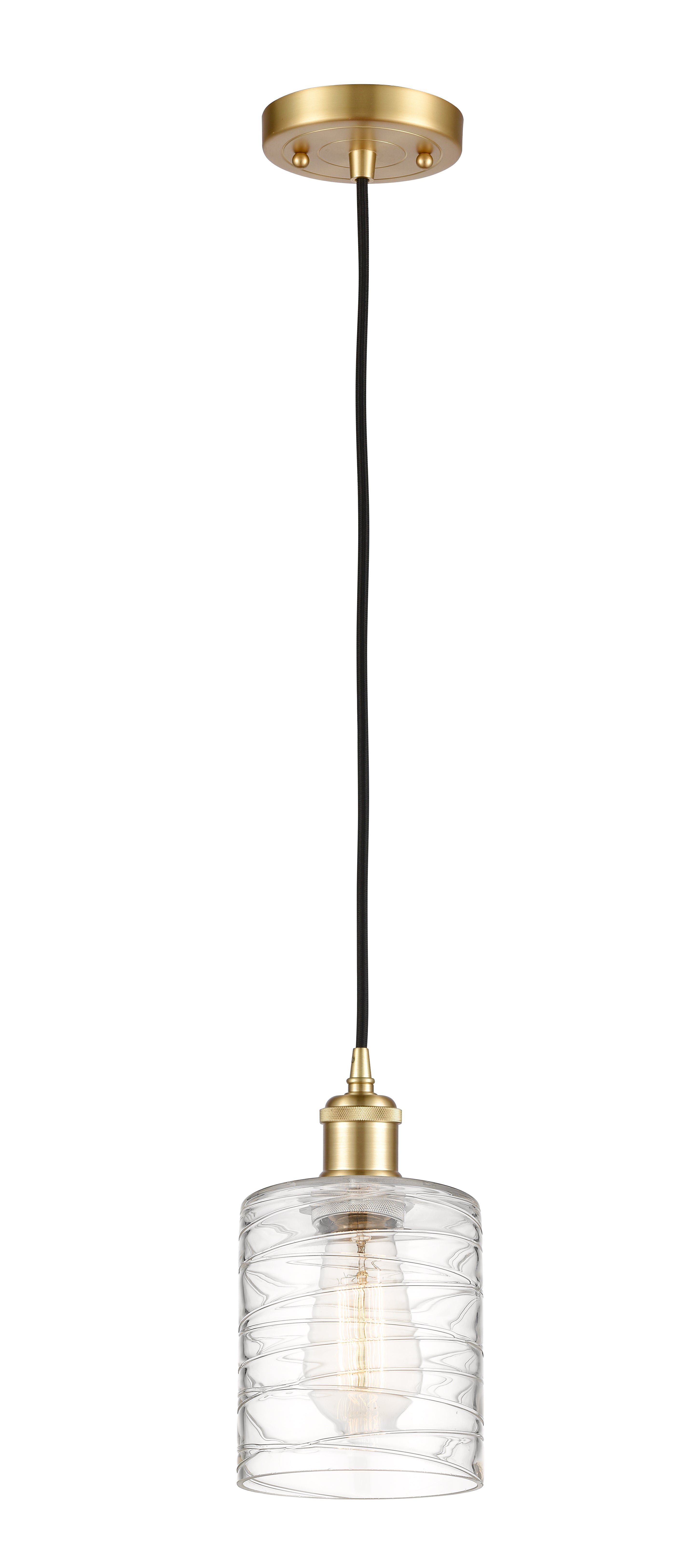 Ballston Mini Pendant Antique Brass Finish