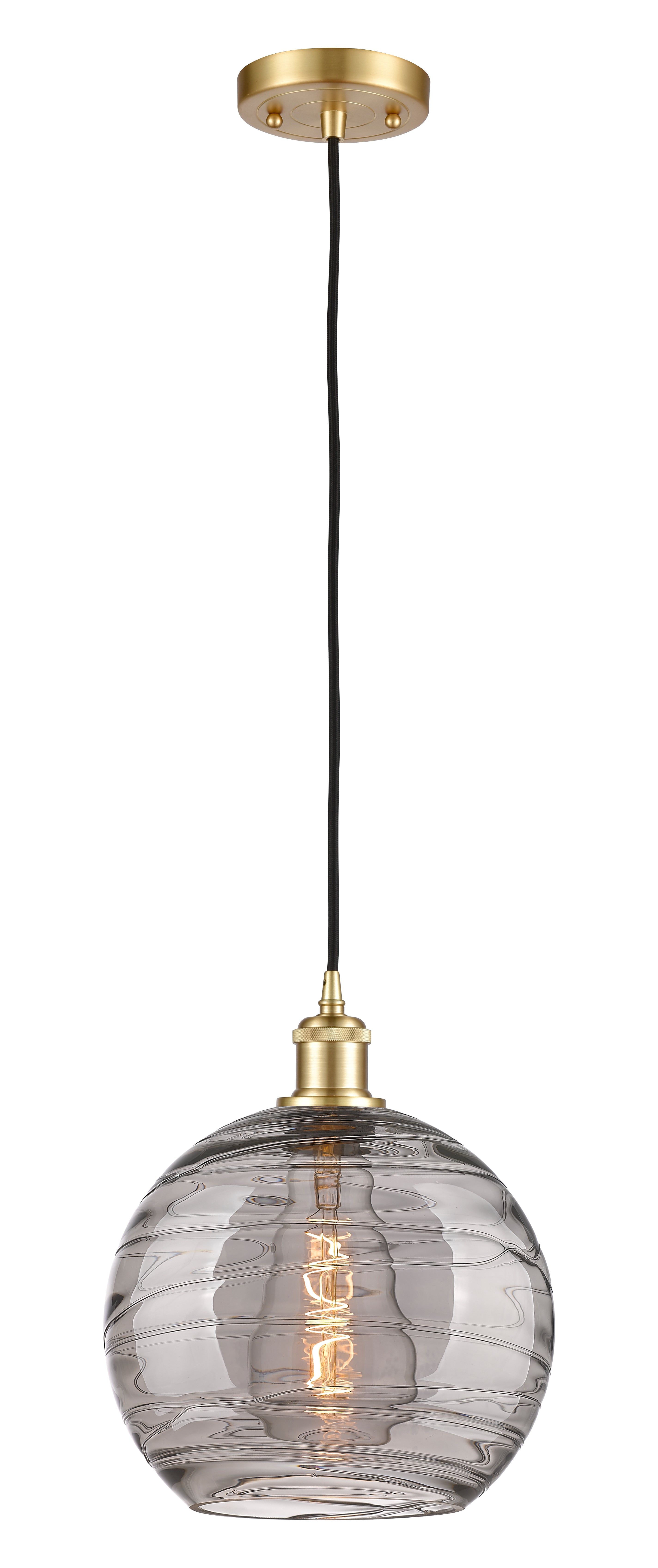 Ballston Mini Pendant Antique Brass Finish