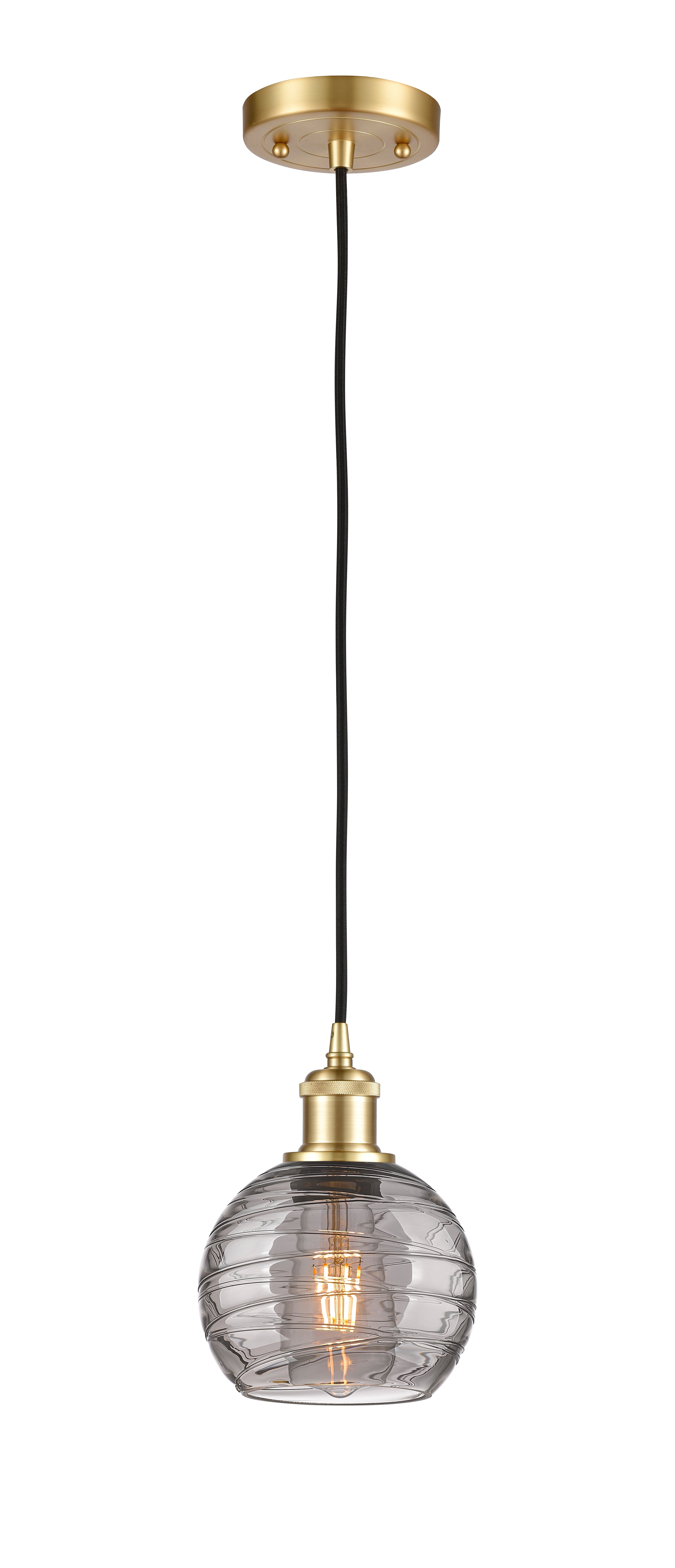 Ballston Mini Pendant Antique Brass Finish