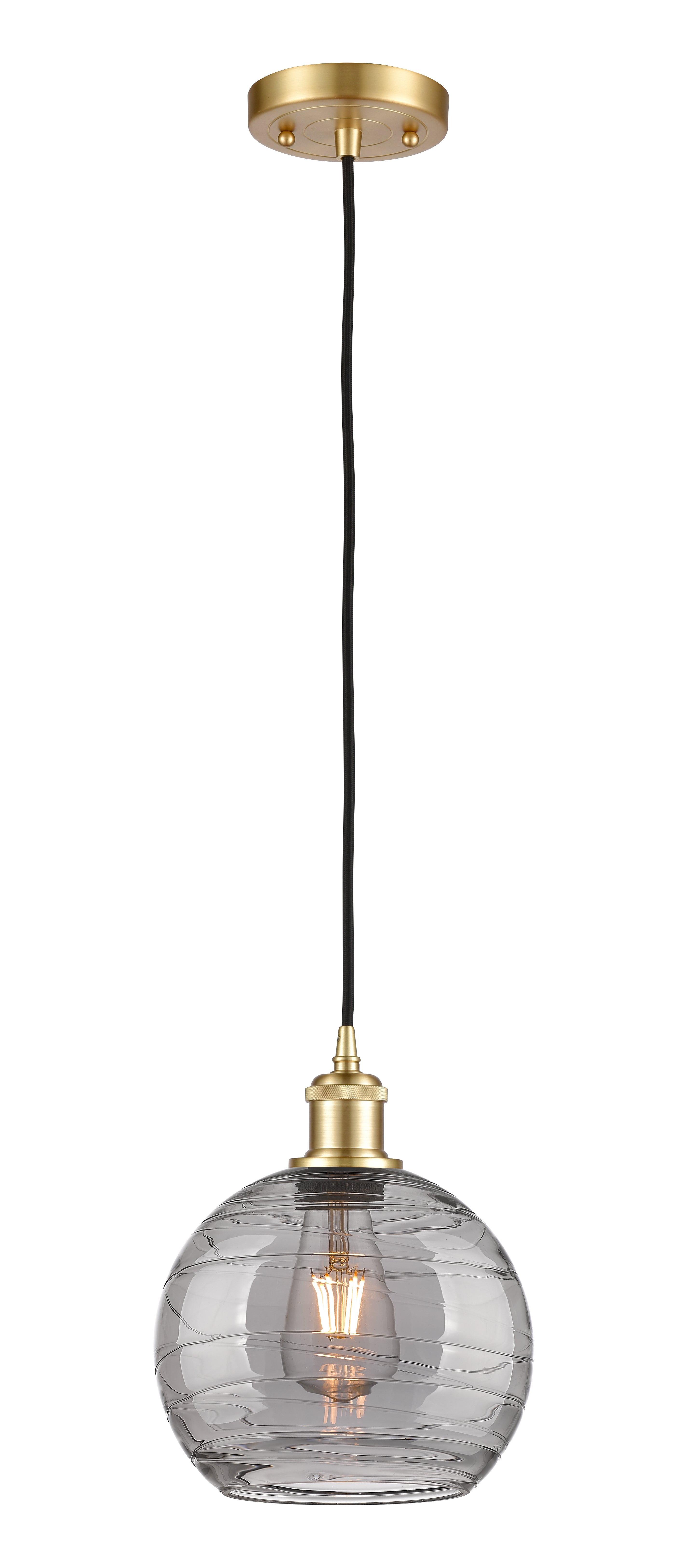 Ballston Mini Pendant Antique Brass Finish