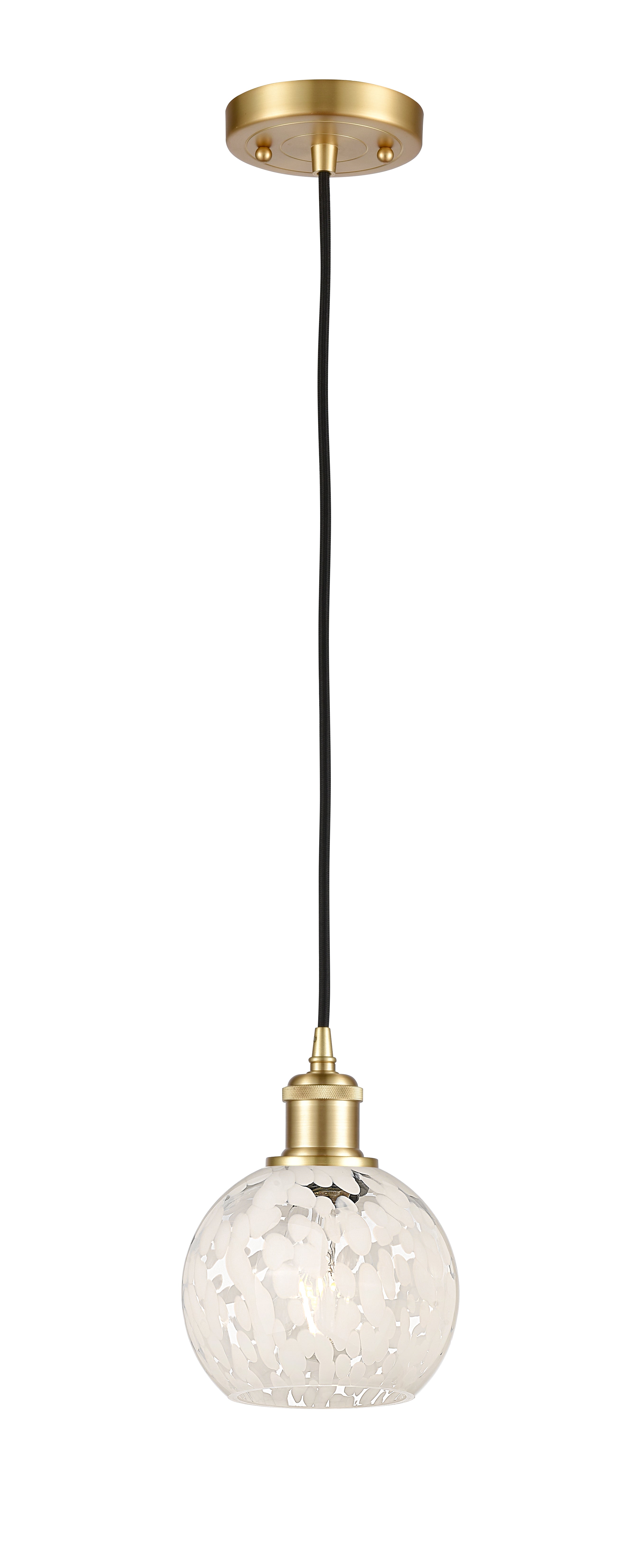 Ballston Mini Pendant Antique Brass 8 Inch