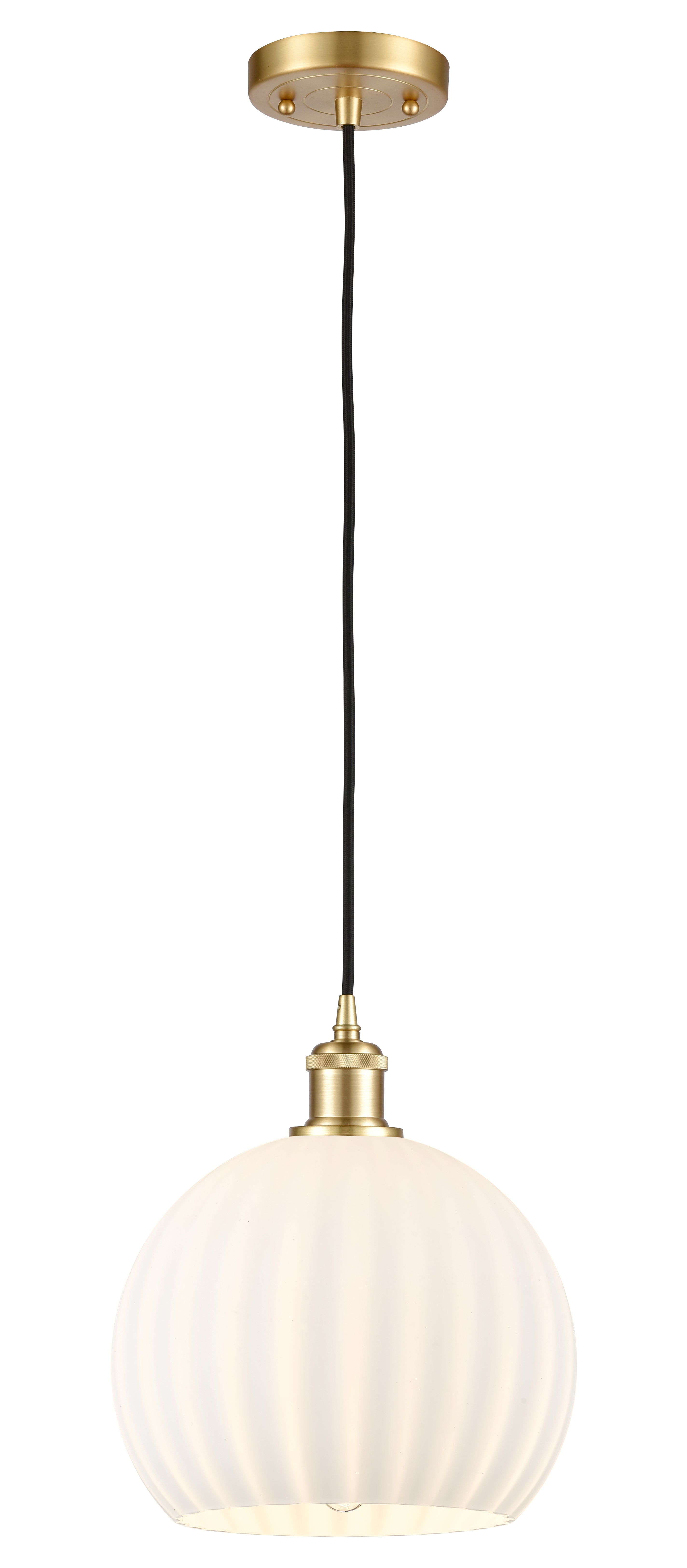 Ballston Mini Pendant Antique Brass 10 Inch