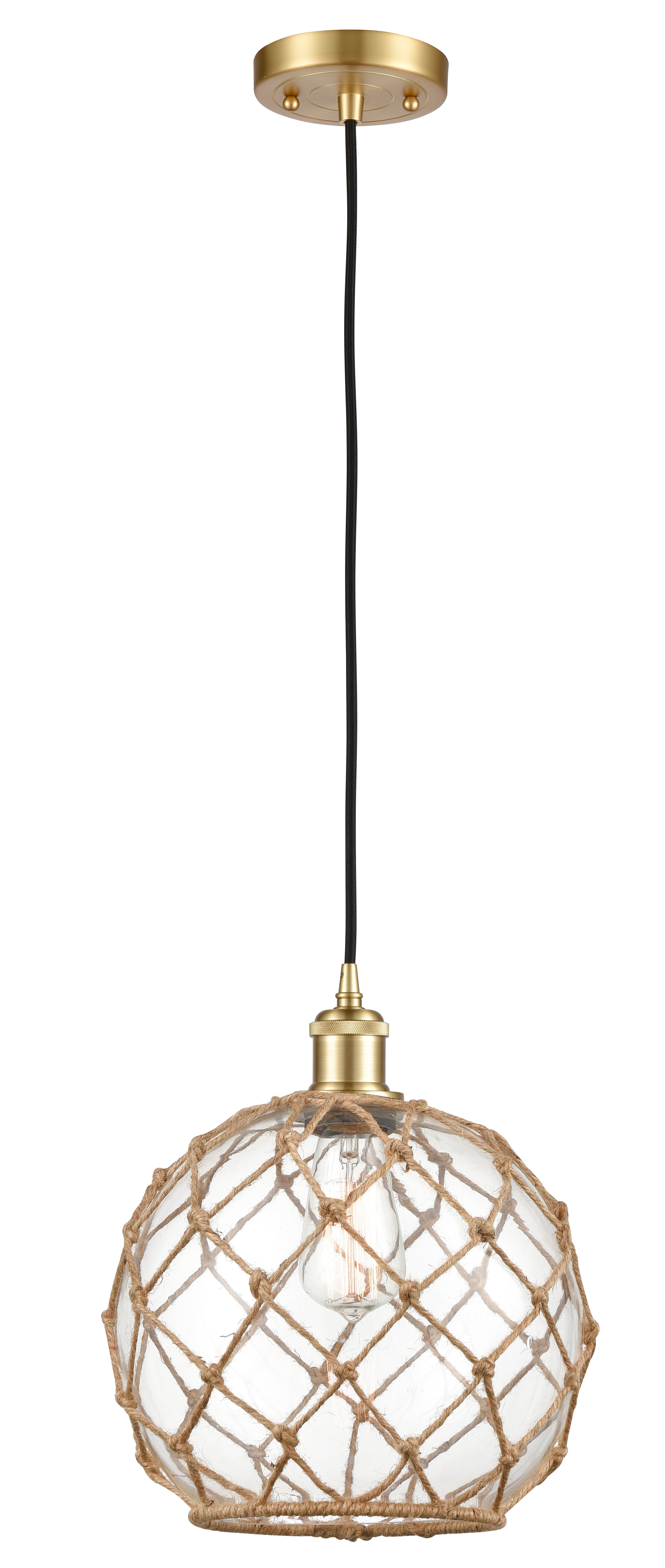 Ballston Mini Pendant Antique Brass Finish