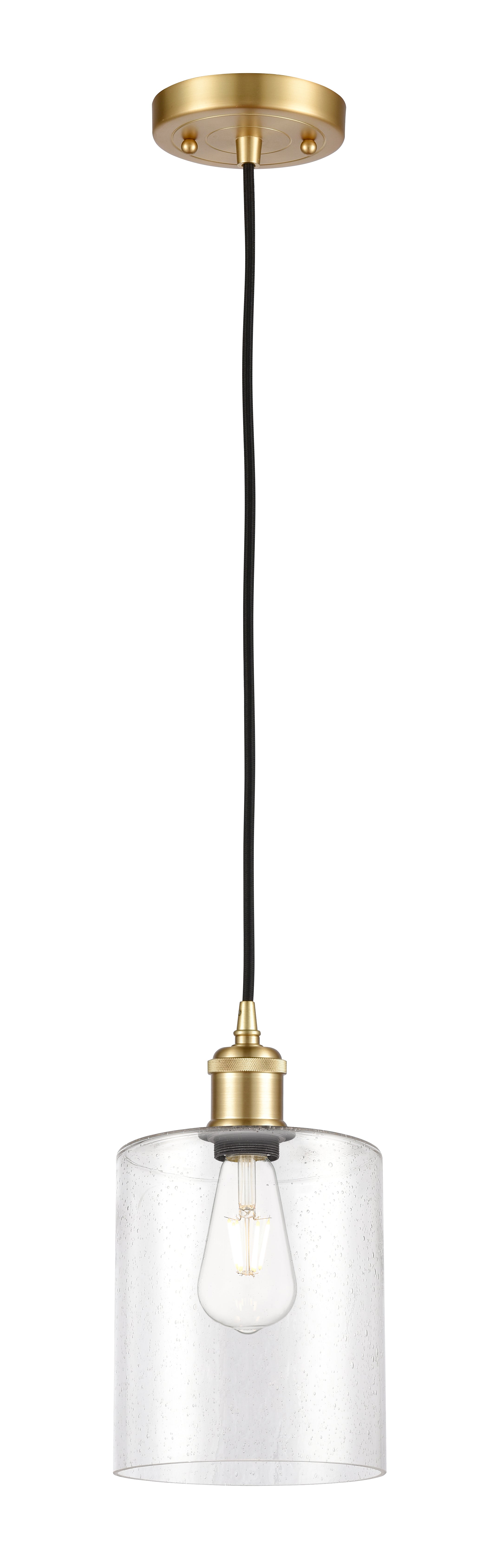 Ballston Mini Pendant Antique Brass 11.25 Height