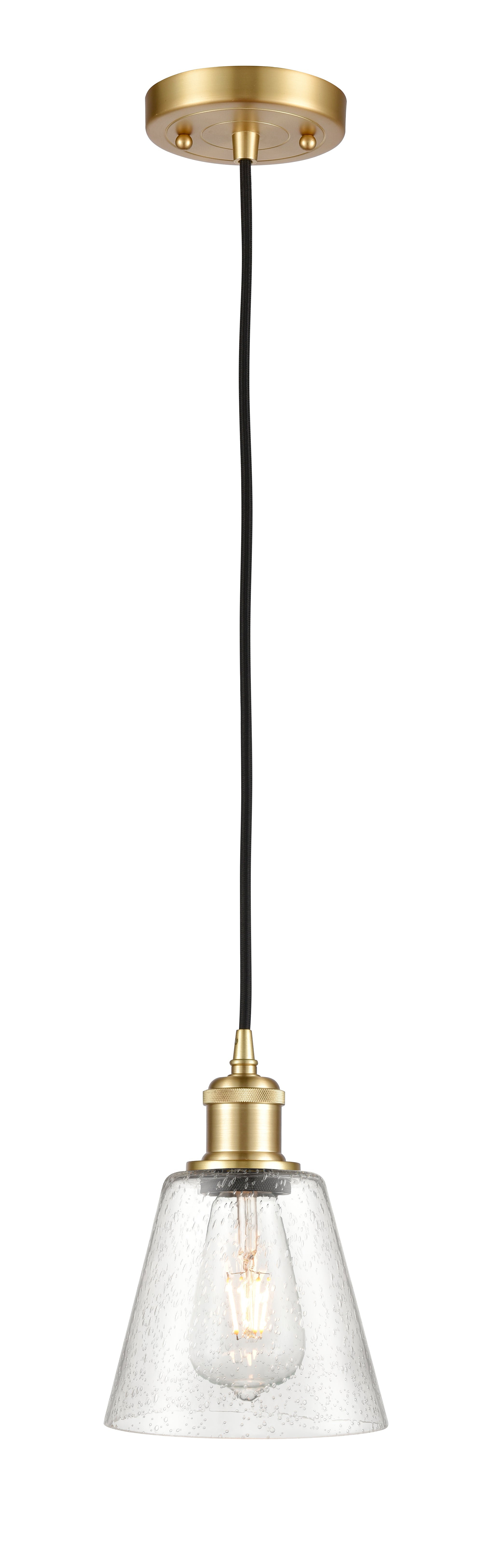 Ballston Mini Pendant Antique Brass Finish