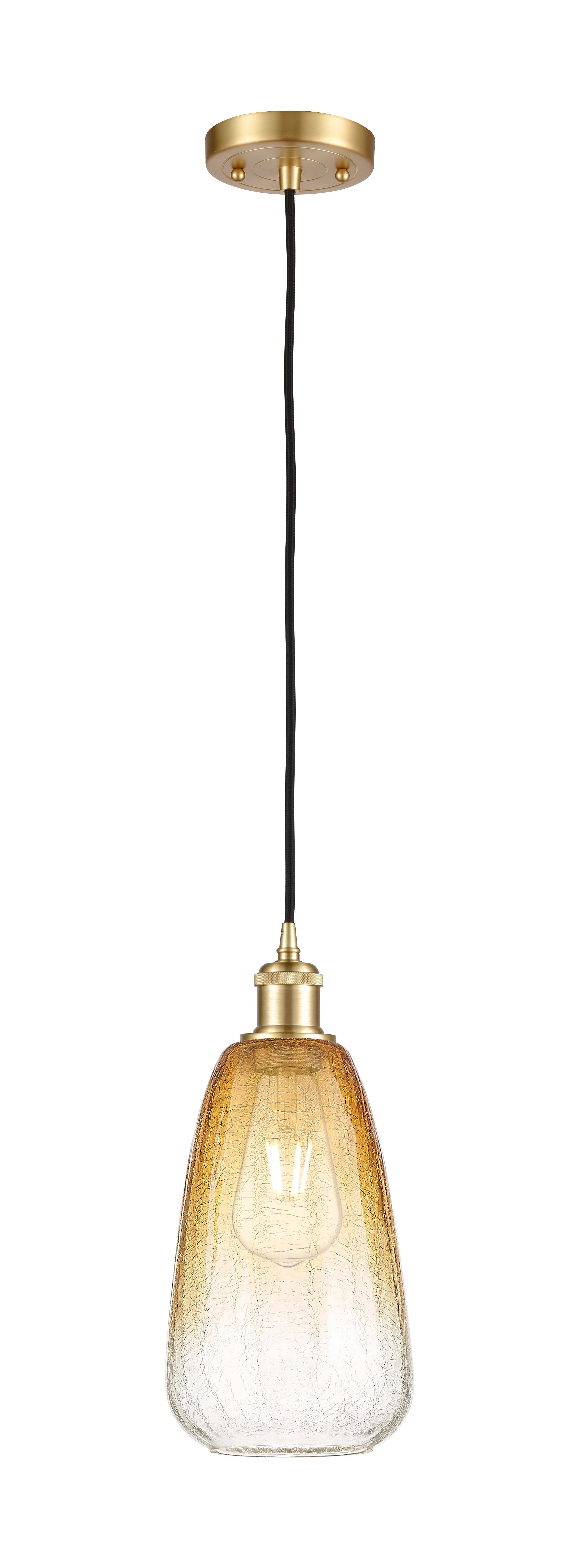 Ballston Mini Pendant Antique Brass 6 Inch