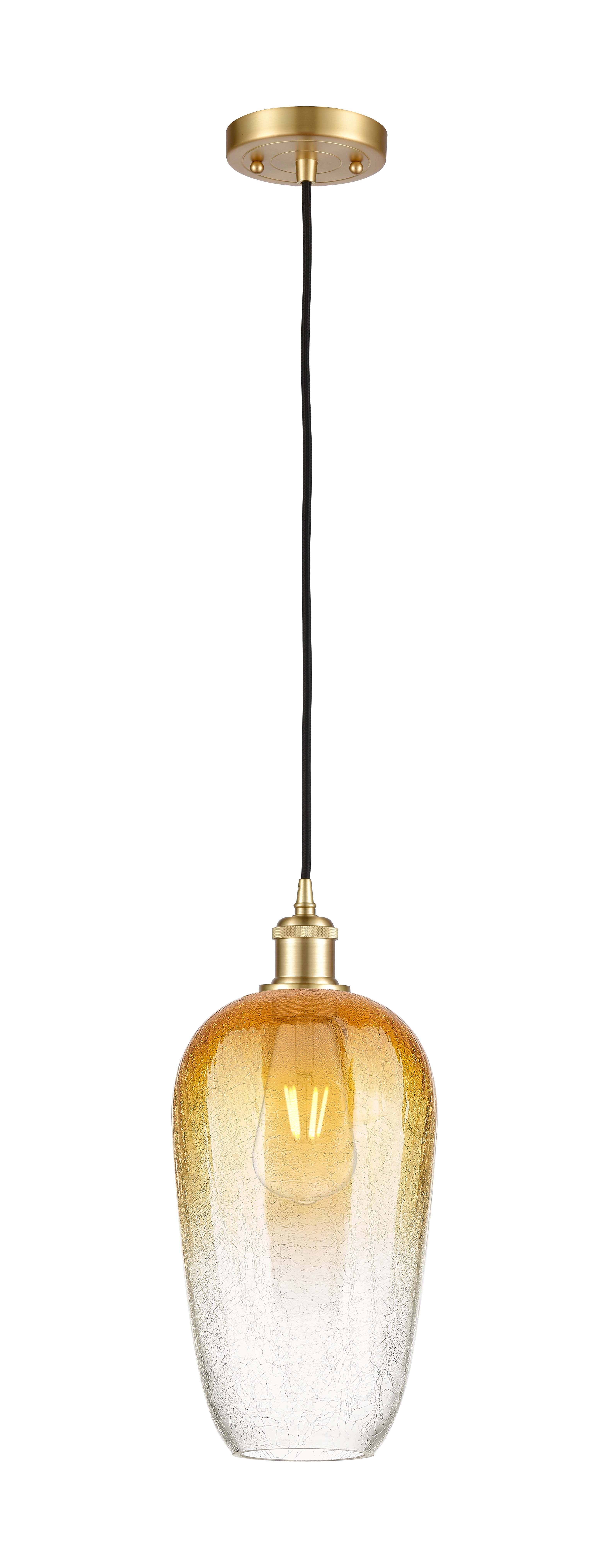 Ballston Mini Pendant Antique Brass 7 Inch