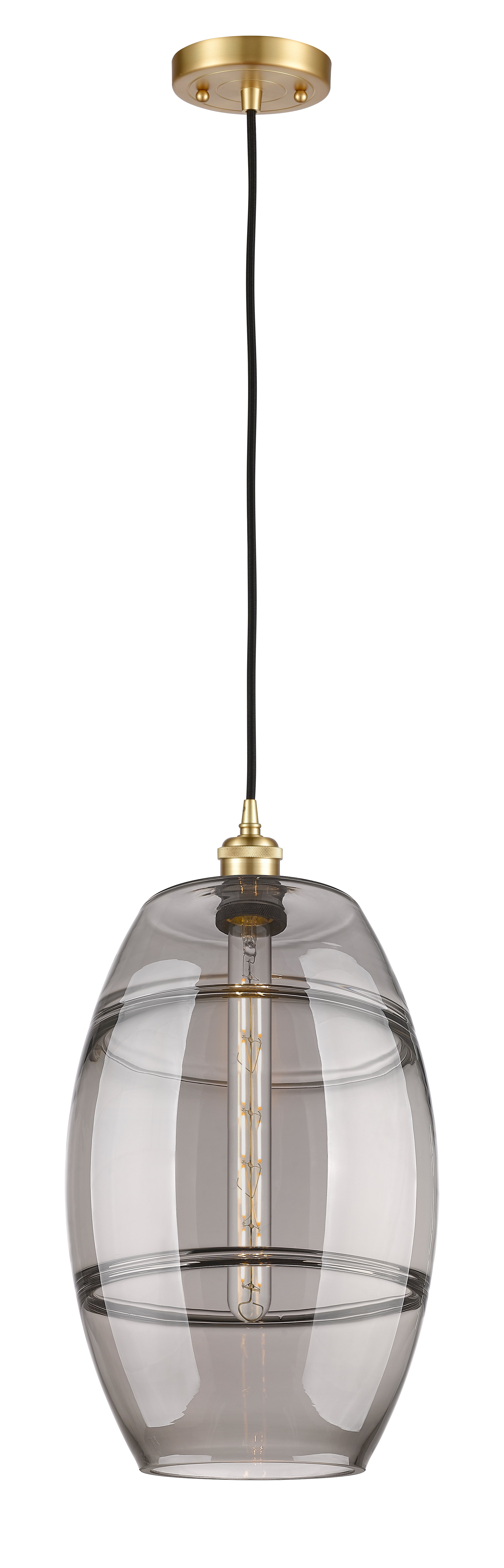Ballston Mini Pendant Antique Brass Finish