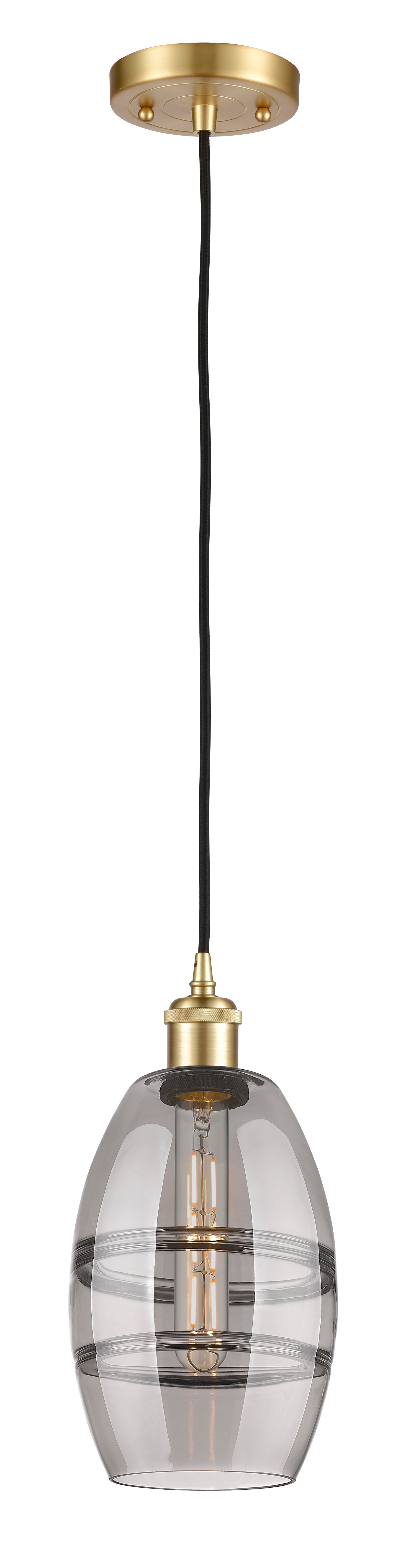 Ballston Mini Pendant Antique Brass Finish