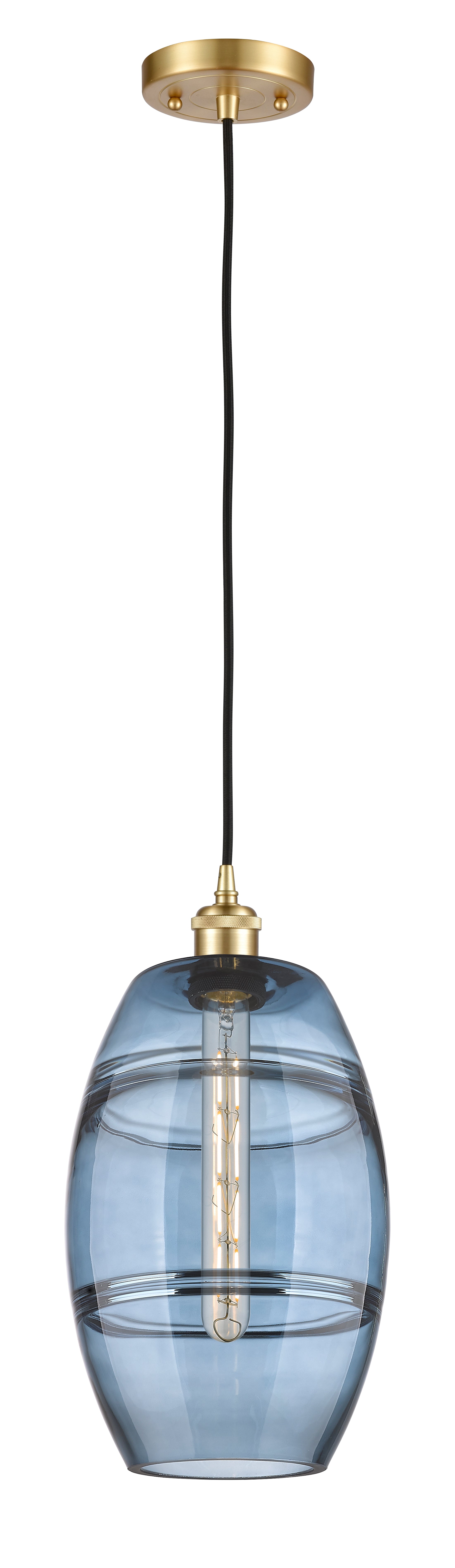 Ballston Mini Pendant Antique Brass Finish