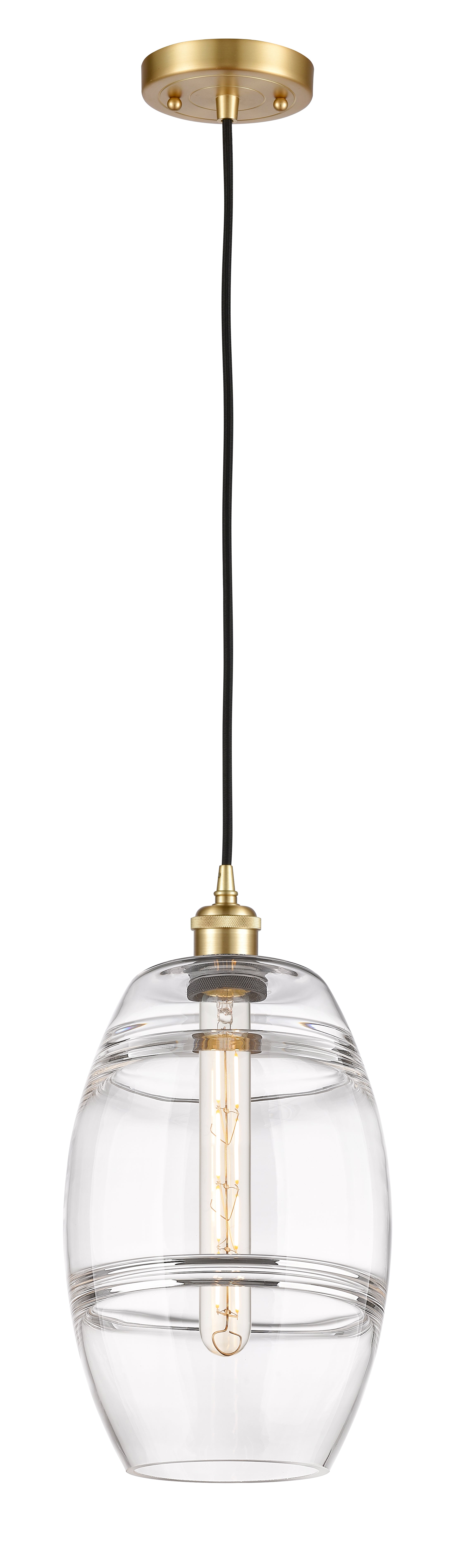 Ballston Mini Pendant Antique Brass Finish