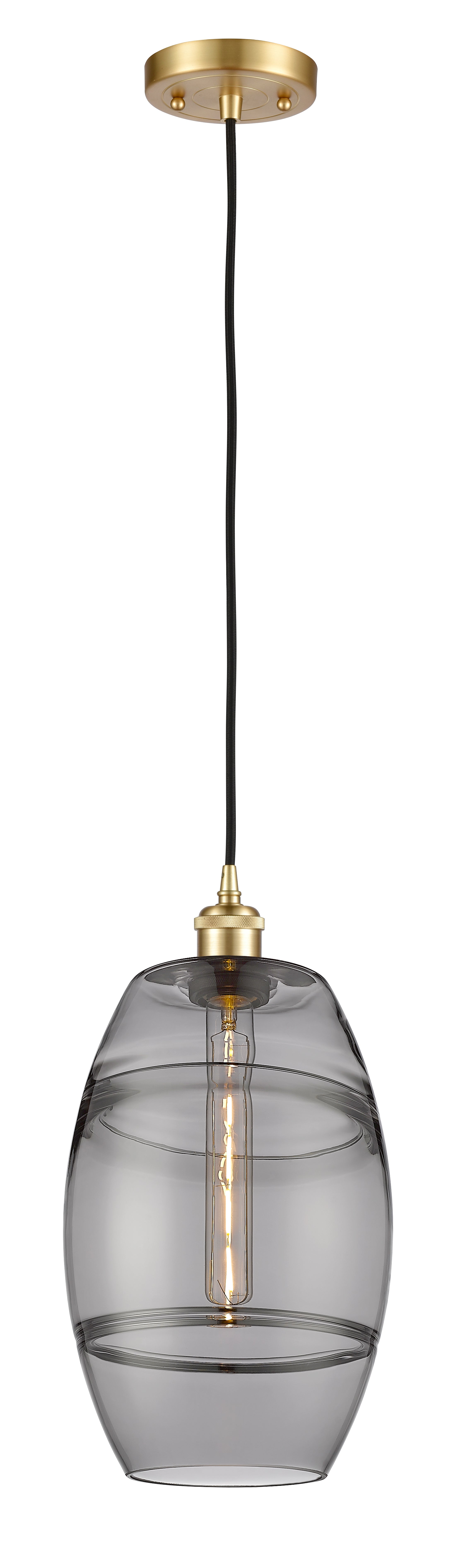 Ballston Mini Pendant Antique Brass Finish