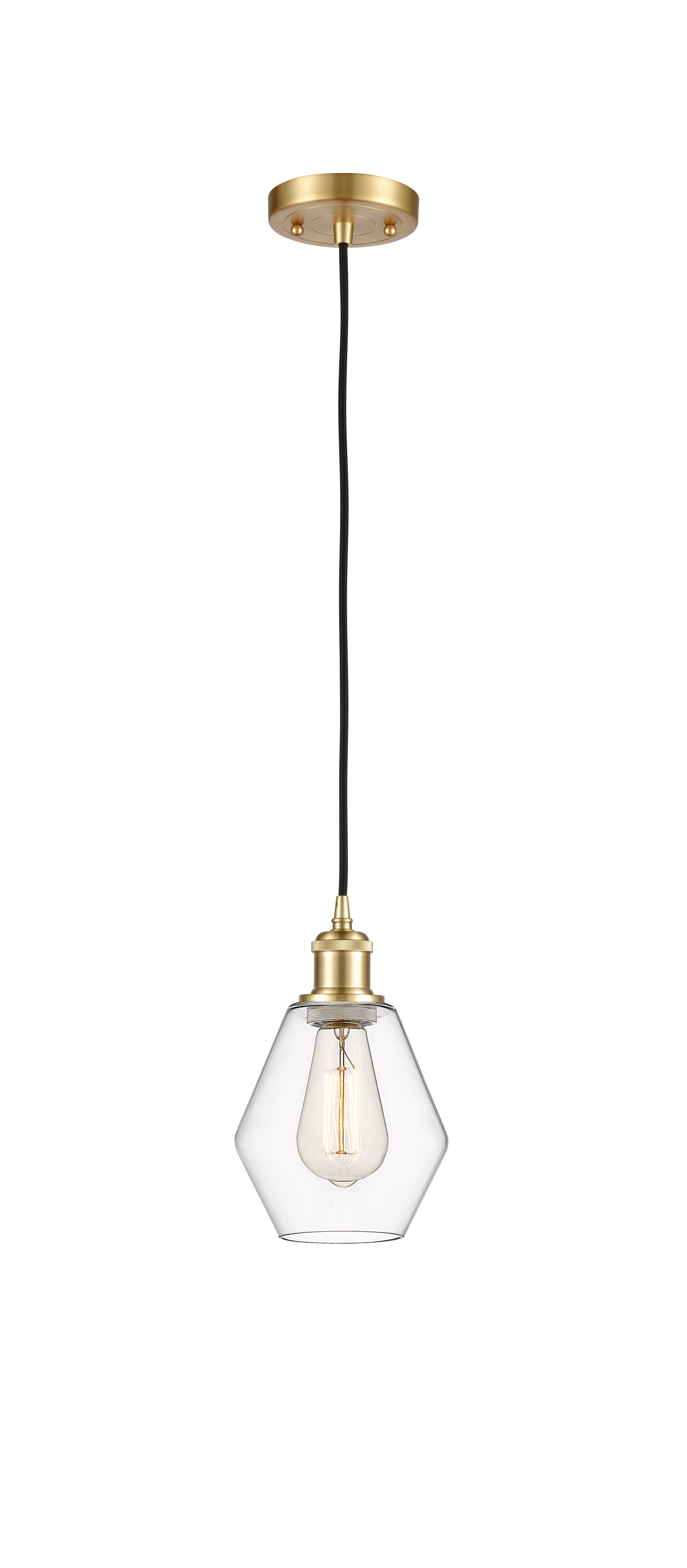 Ballston Mini Pendant Antique Brass Finish