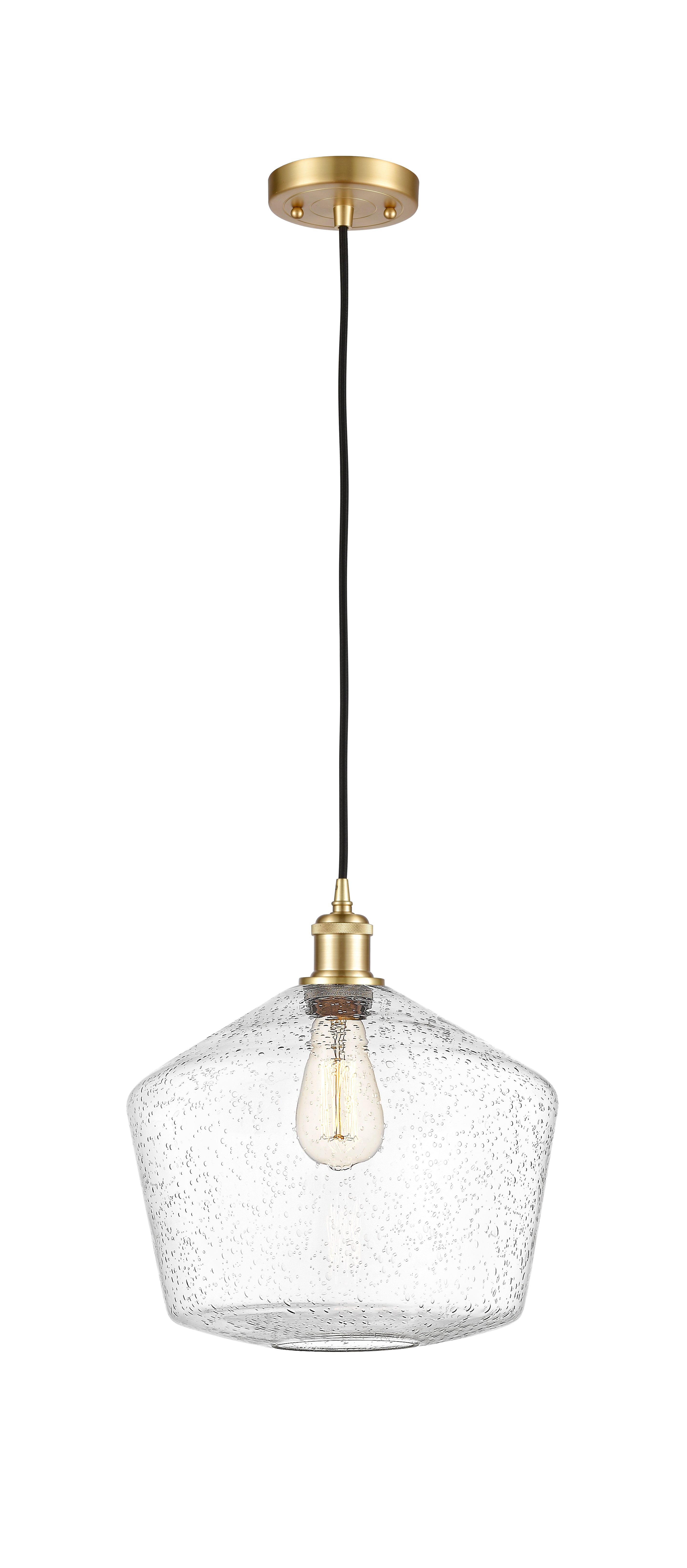 Ballston Mini Pendant Antique Brass 12 Inch