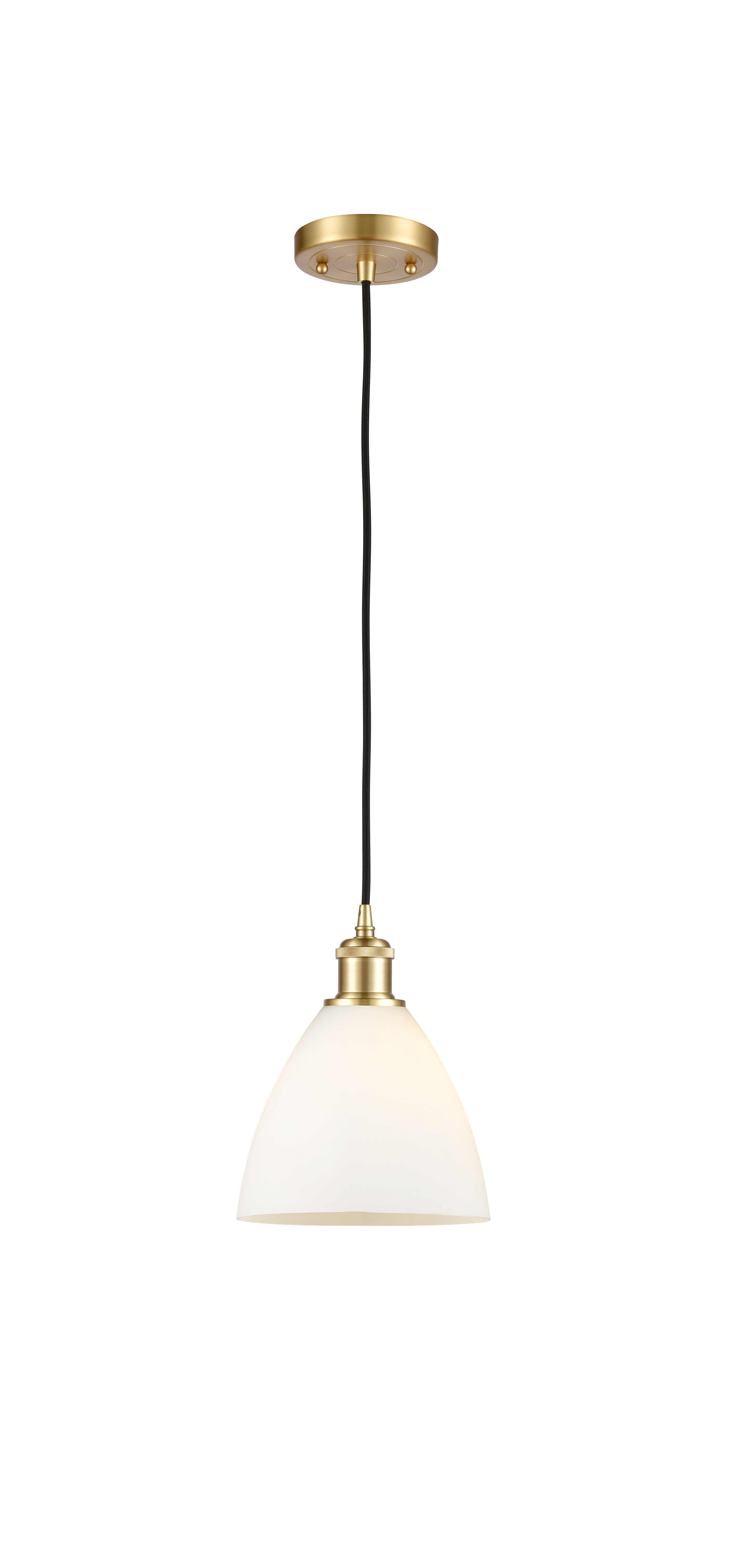 Ballston Mini Pendant Antique Brass Finish