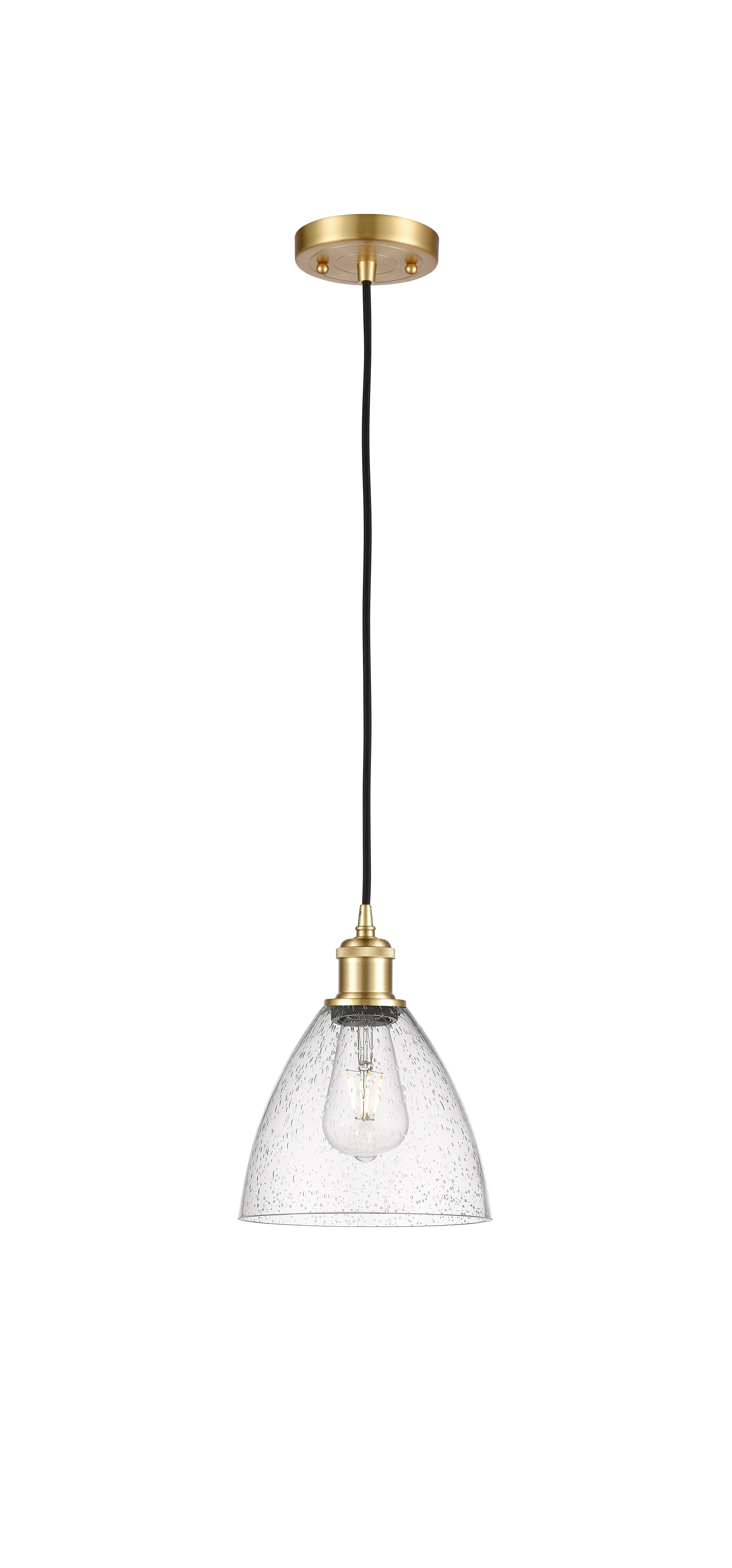 Ballston Mini Pendant Antique Brass Finish