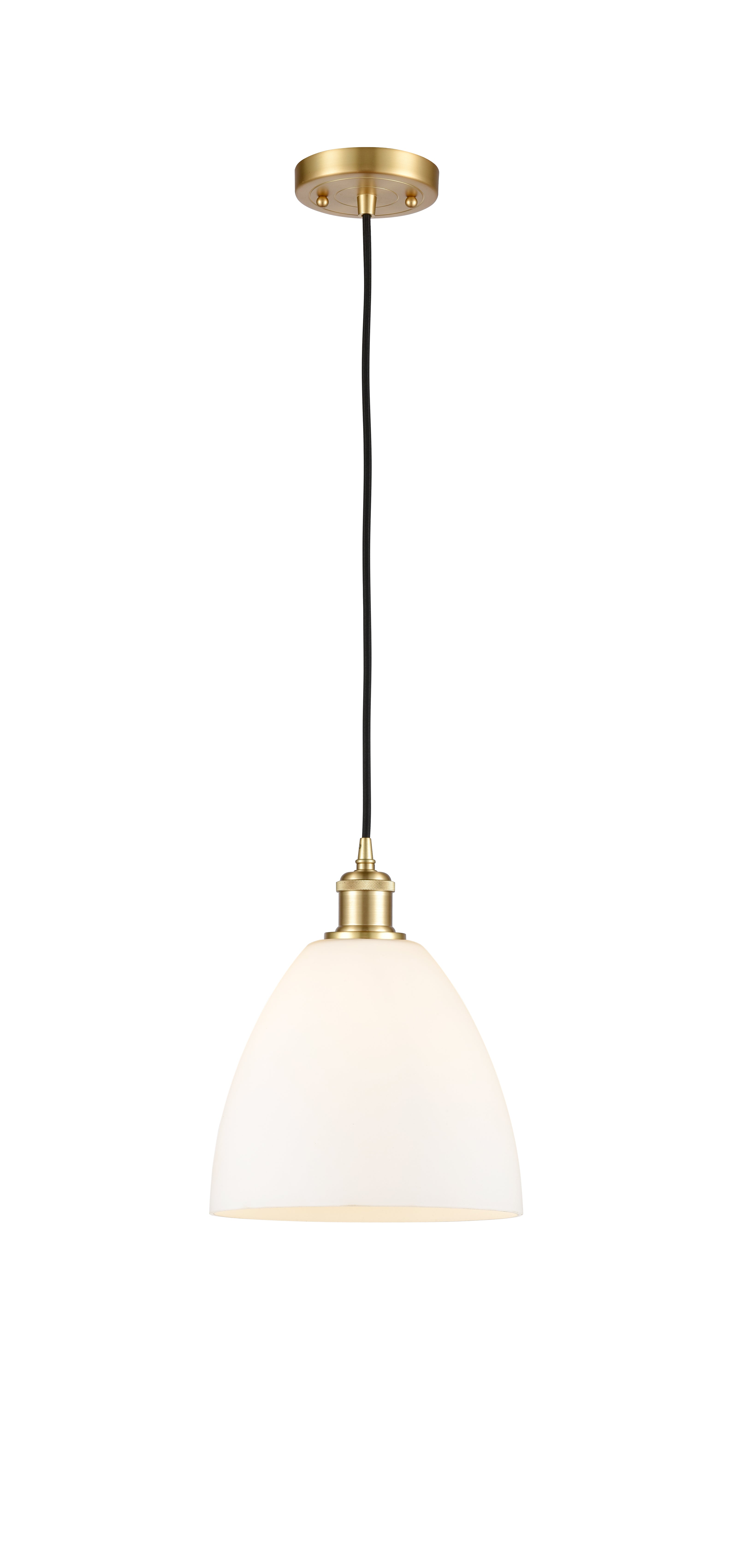 Ballston Mini Pendant Antique Brass Finish