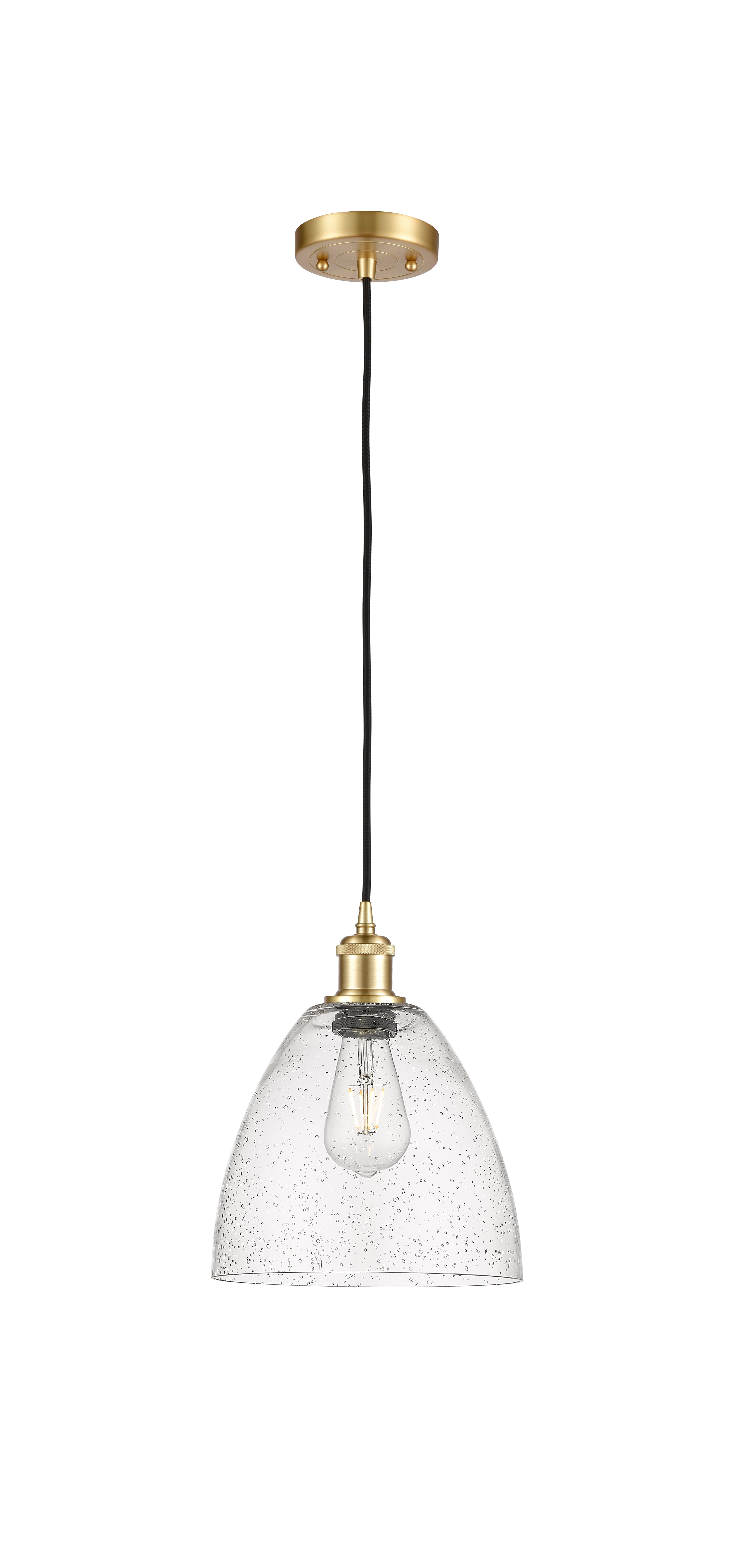 Ballston Mini Pendant Antique Brass Finish