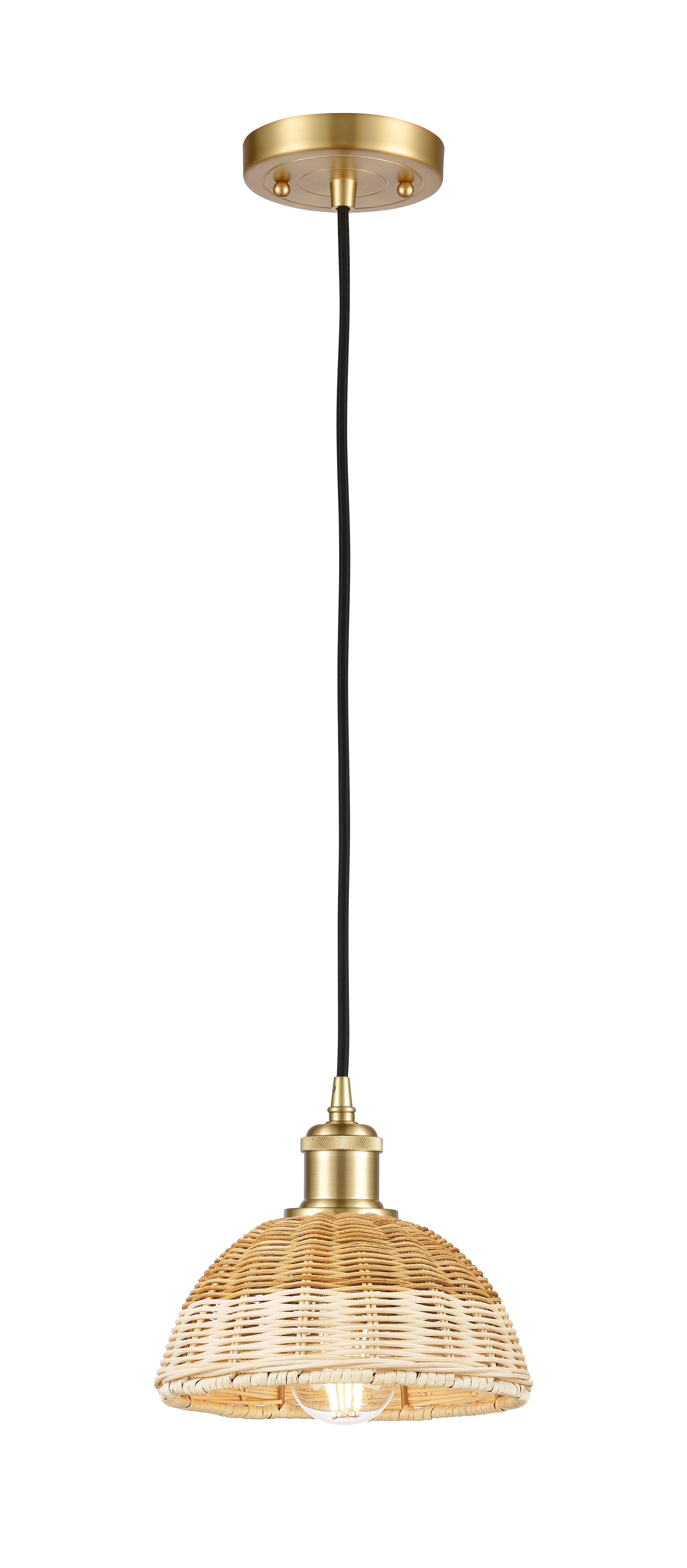Ballston Mini Pendant Cast Brass 9.5 Height