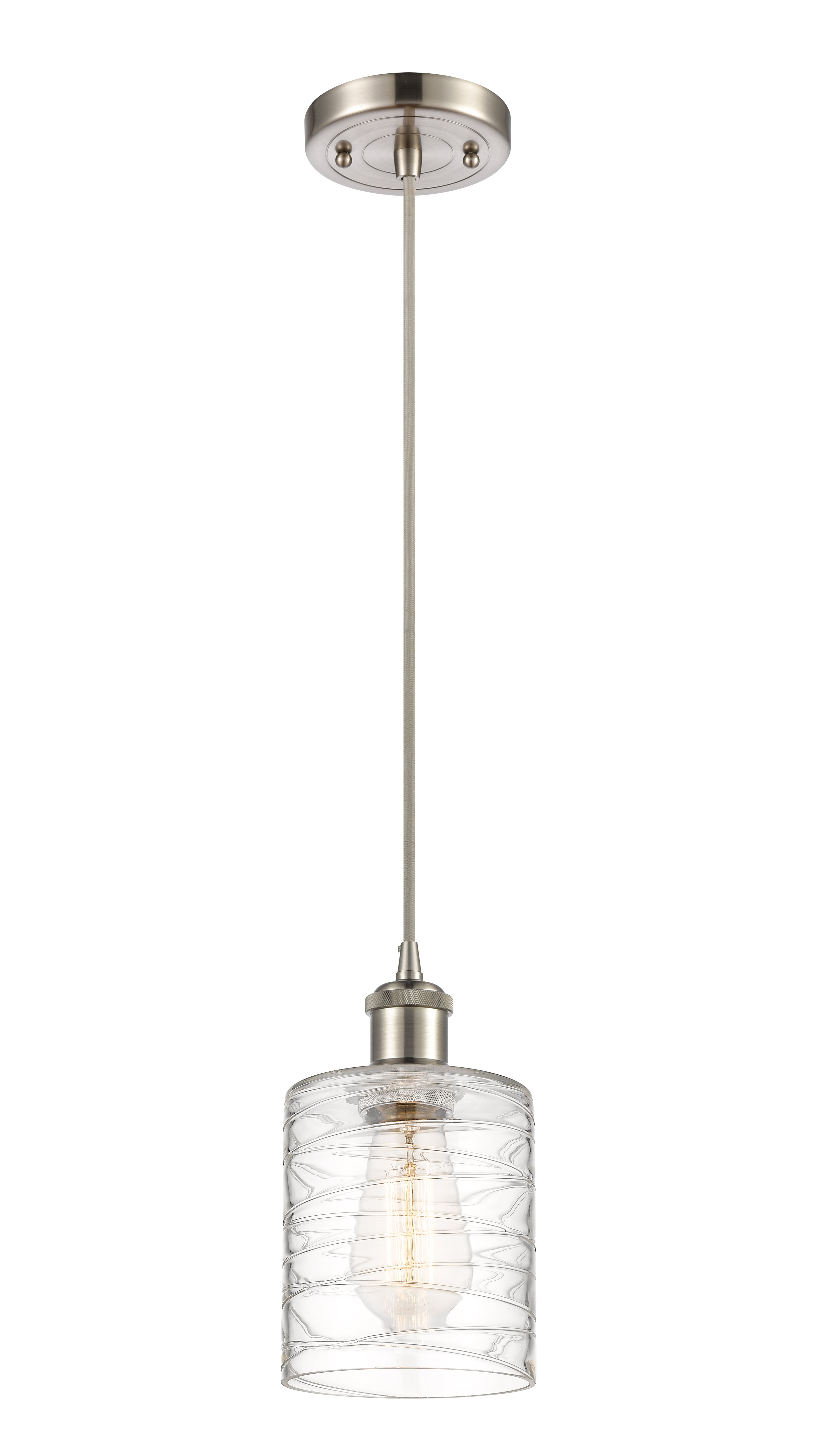 Ballston Mini Pendant Antique Brass Finish