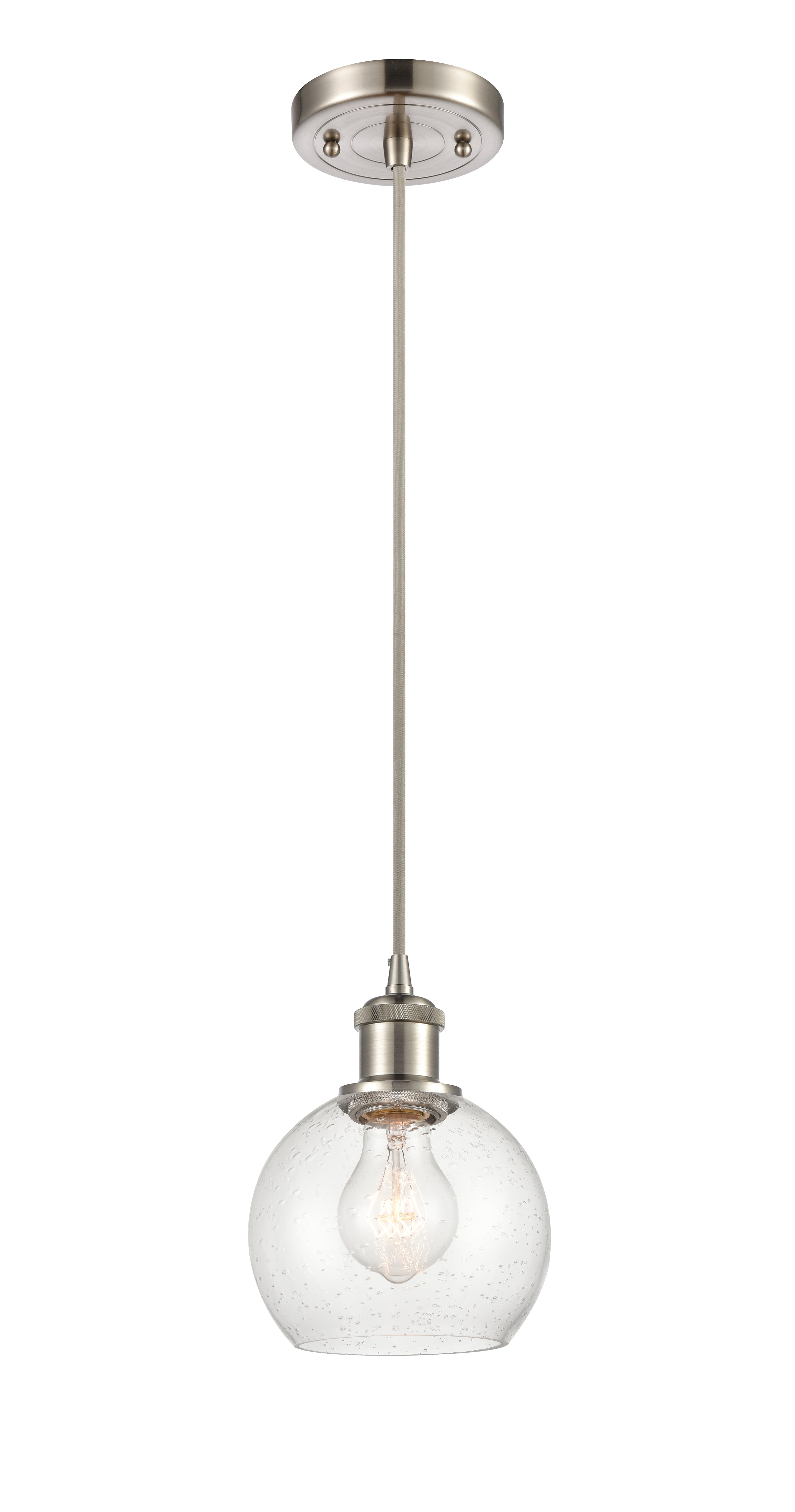 Ballston Mini Pendant Antique Brass Finish