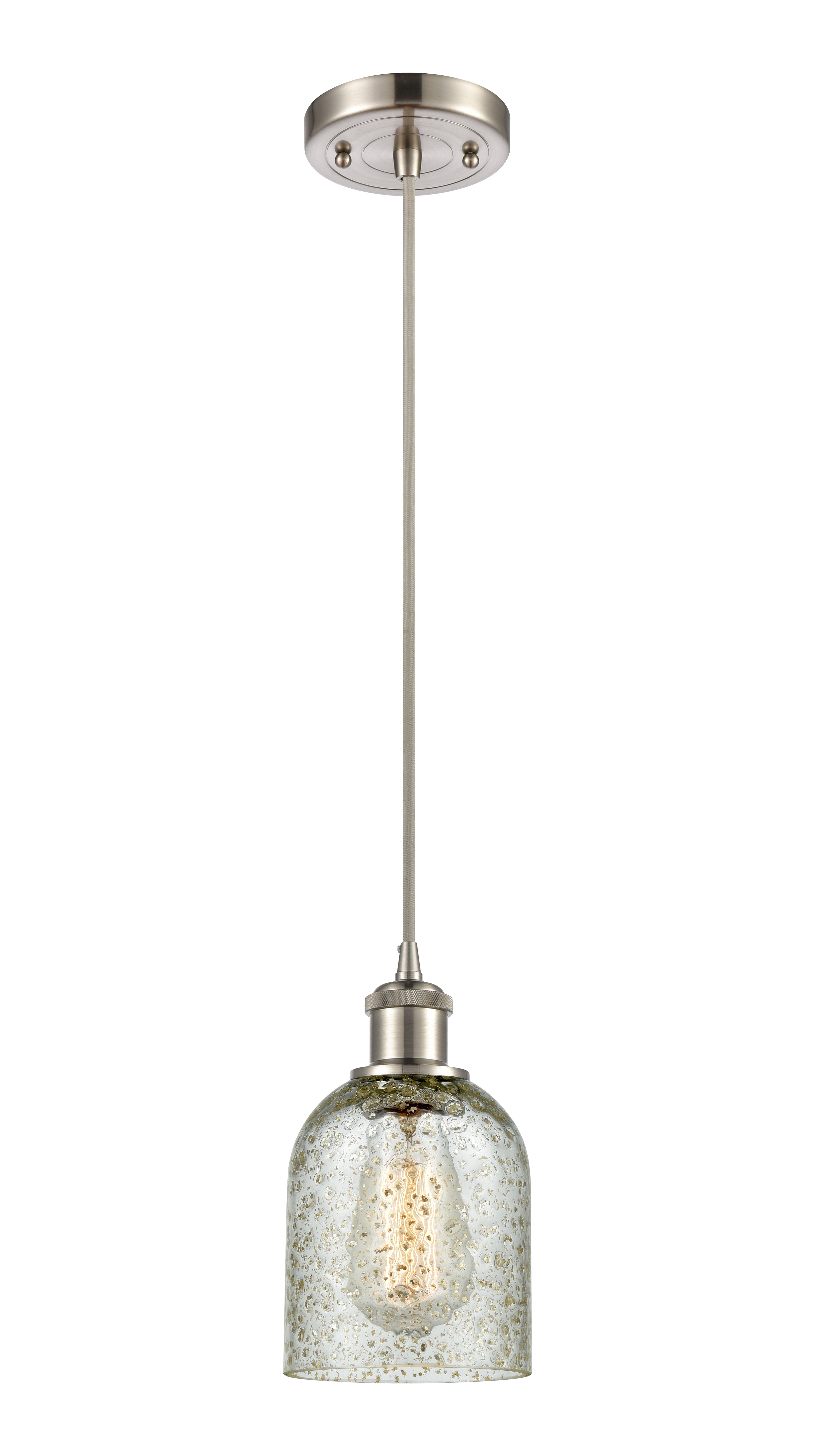 Ballston Mini Pendant Antique Brass Finish