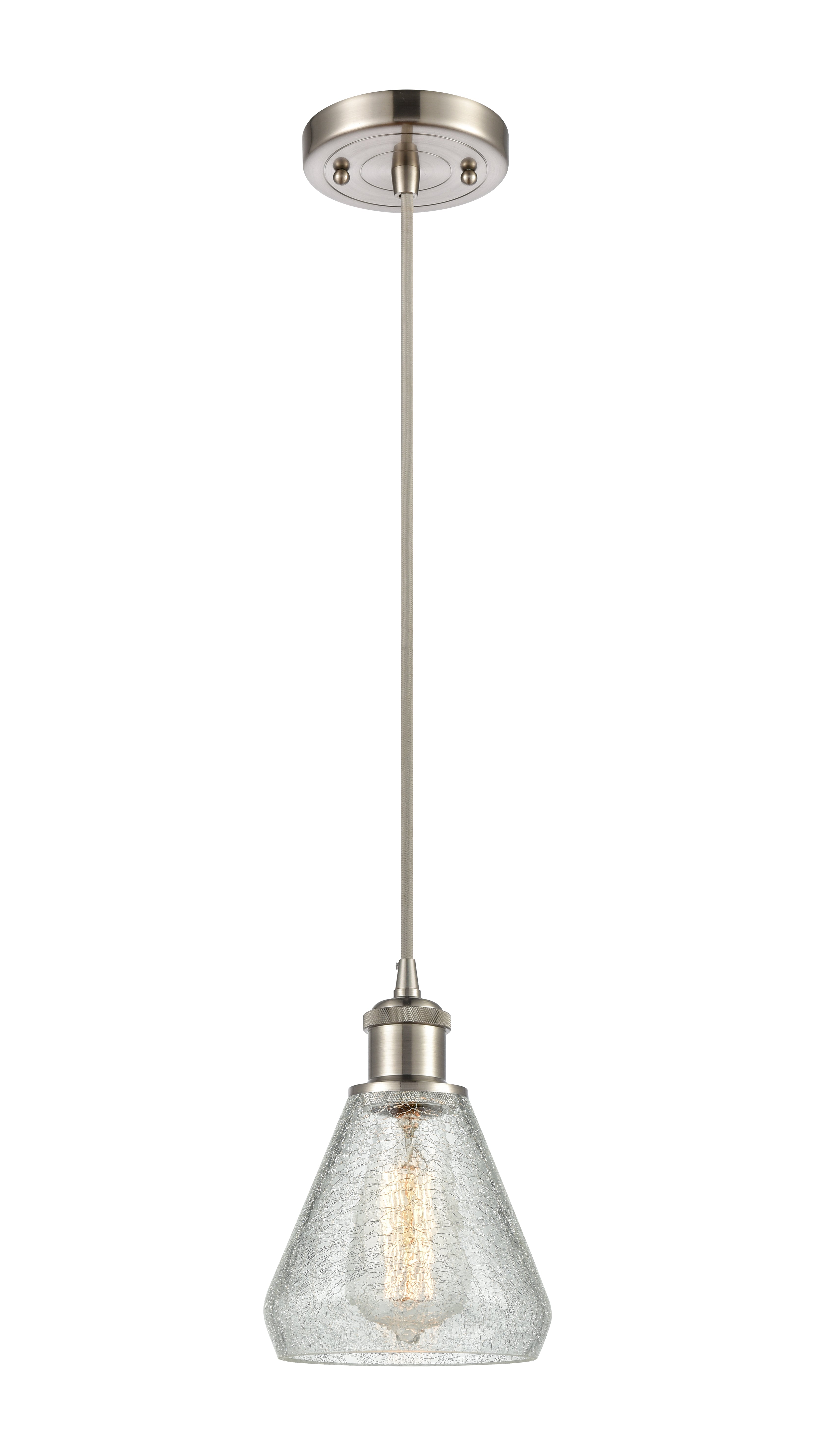 Ballston Mini Pendant Antique Brass Steel