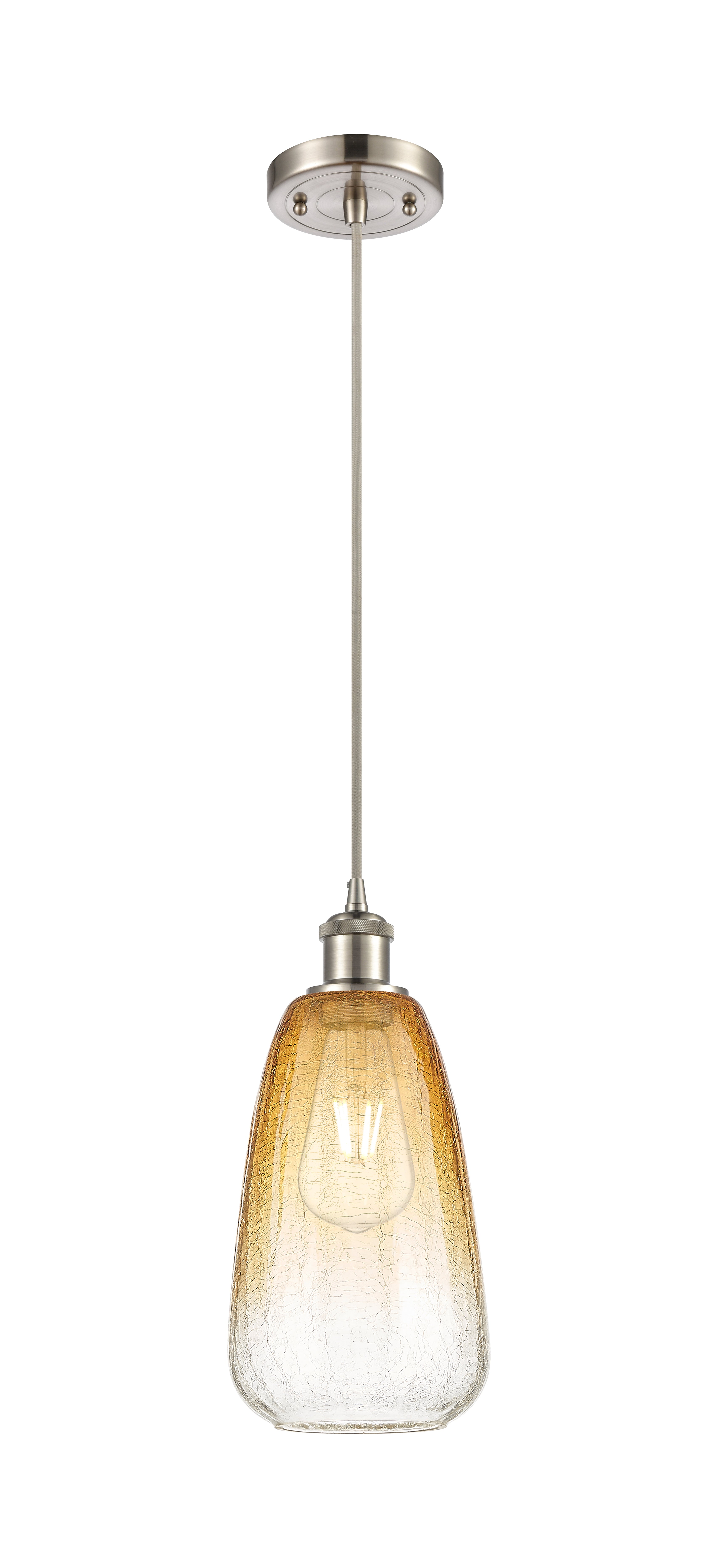 Ballston Mini Pendant Antique Brass 6 Inch