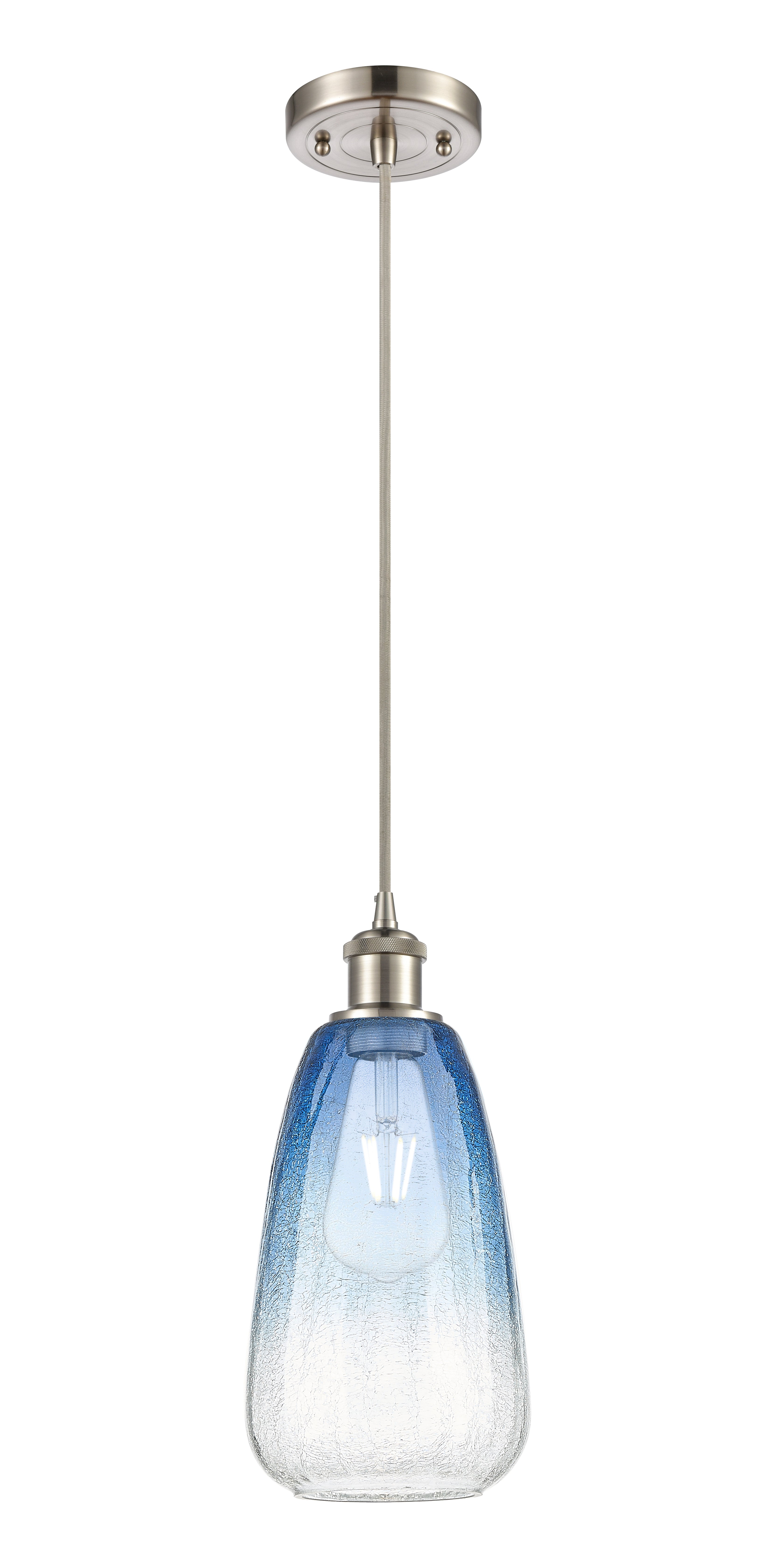 Ballston Mini Pendant Antique Brass 6 Inch