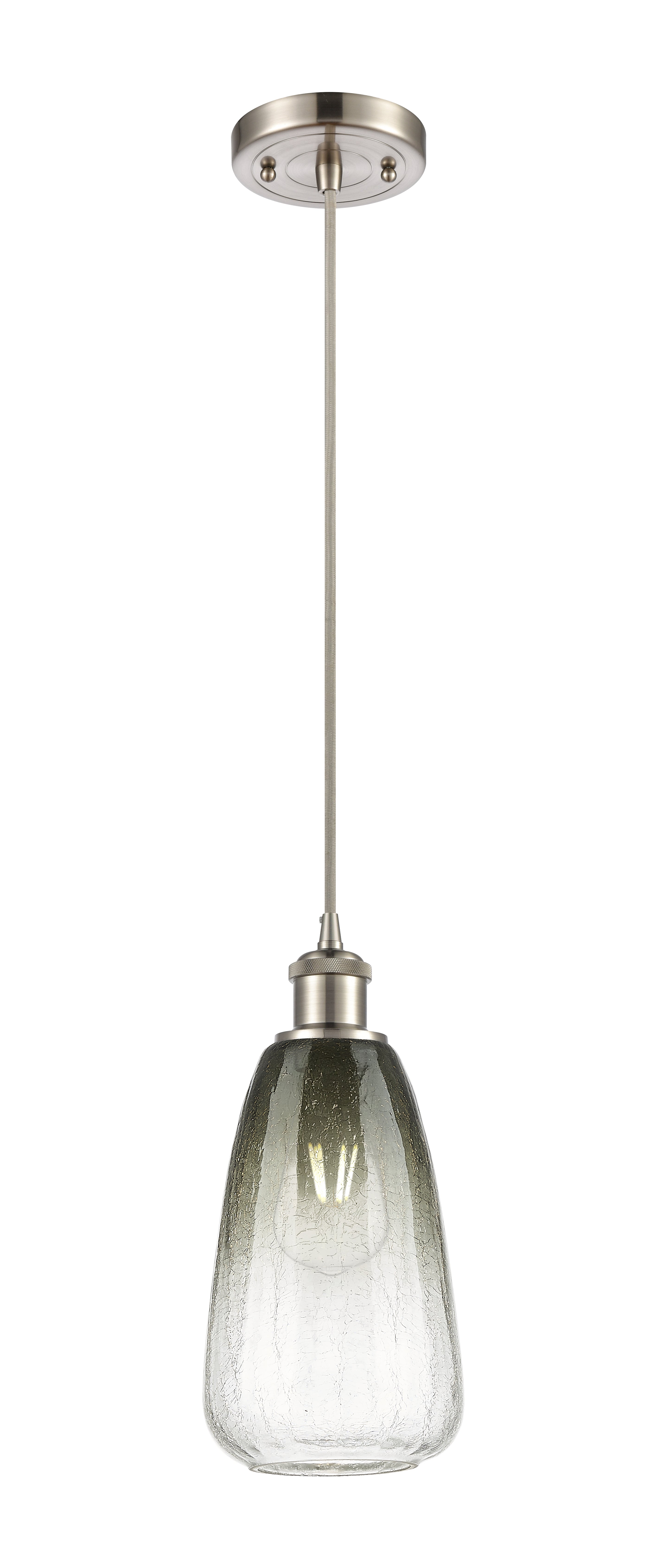 Ballston Mini Pendant Antique Brass 6 Inch