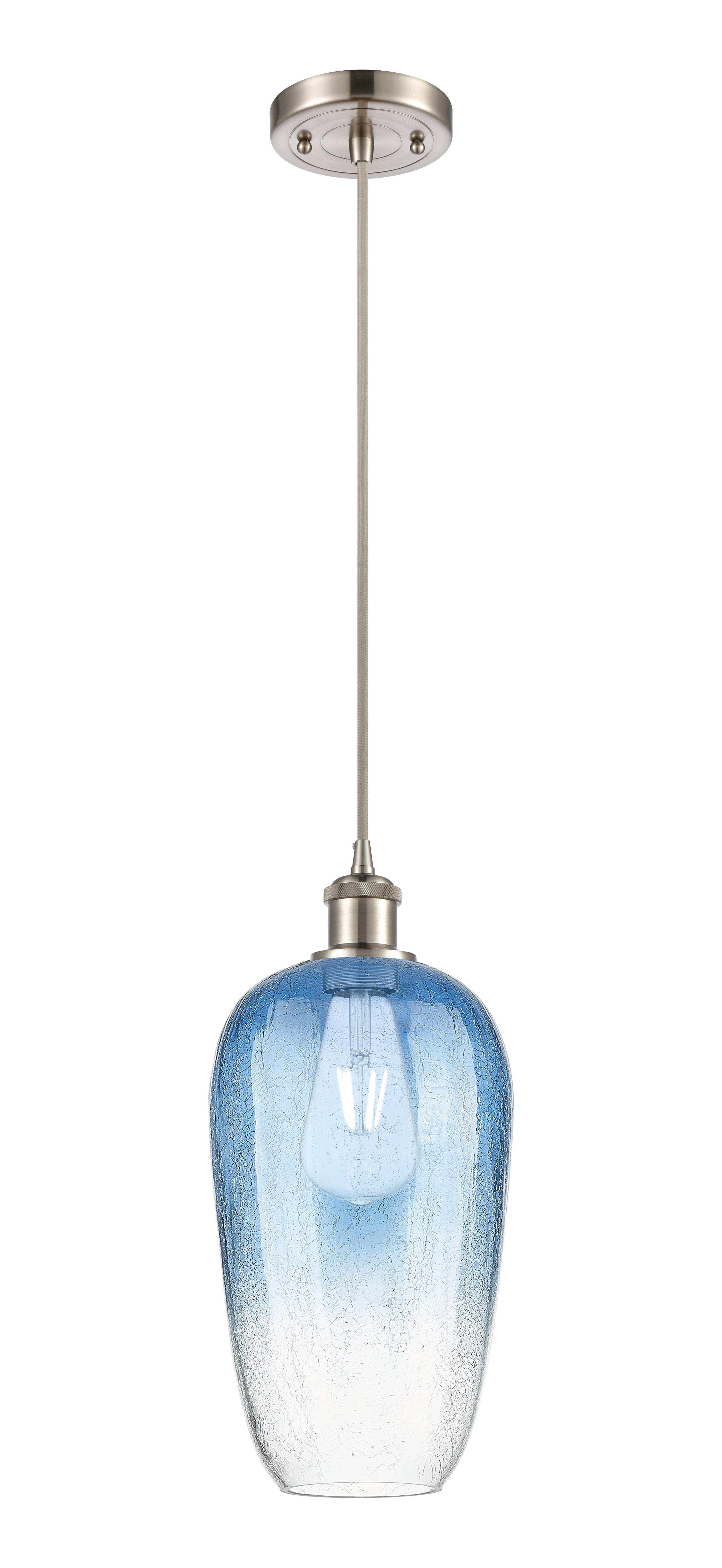 Ballston Mini Pendant Antique Brass 7 Inch