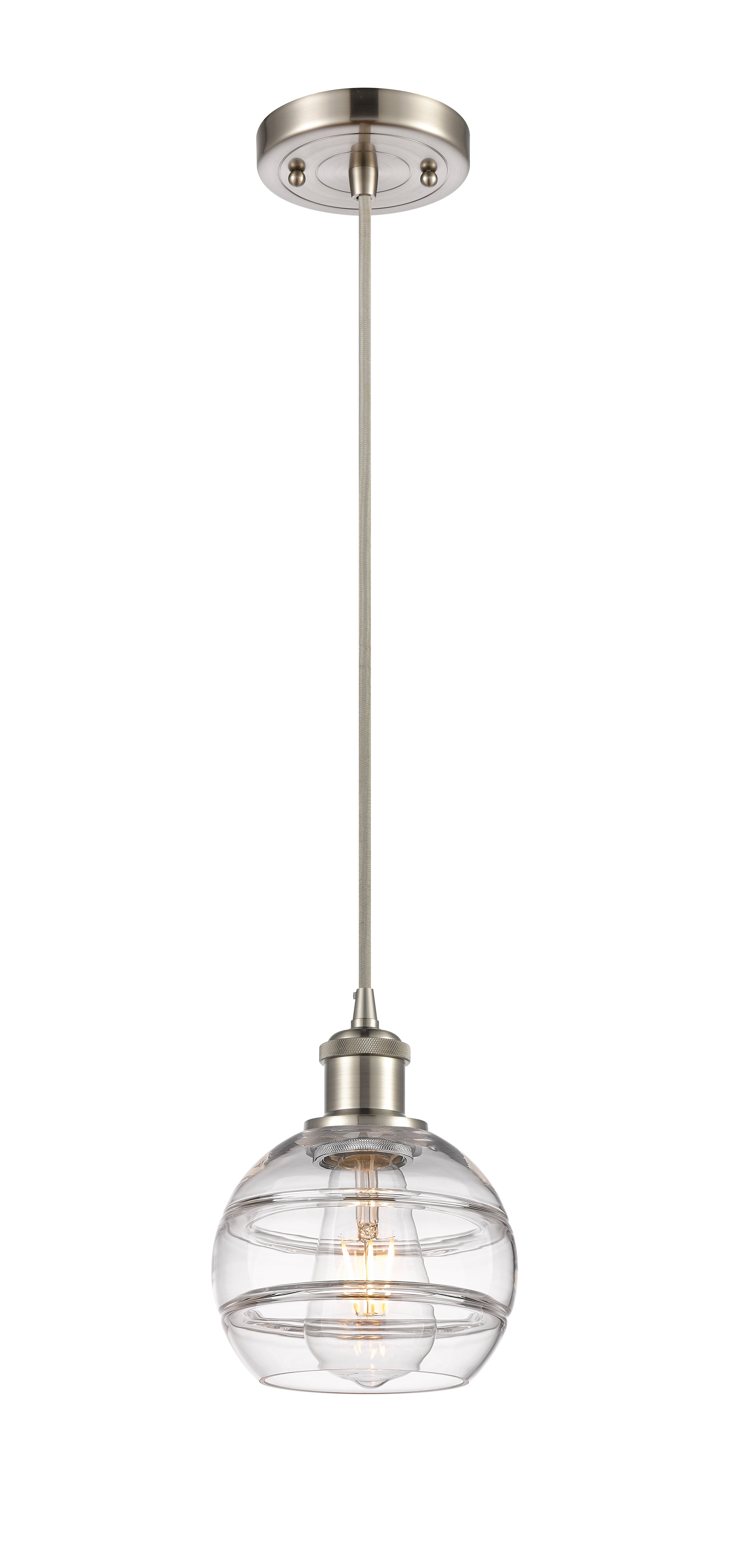 Ballston Mini Pendant Antique Brass Finish