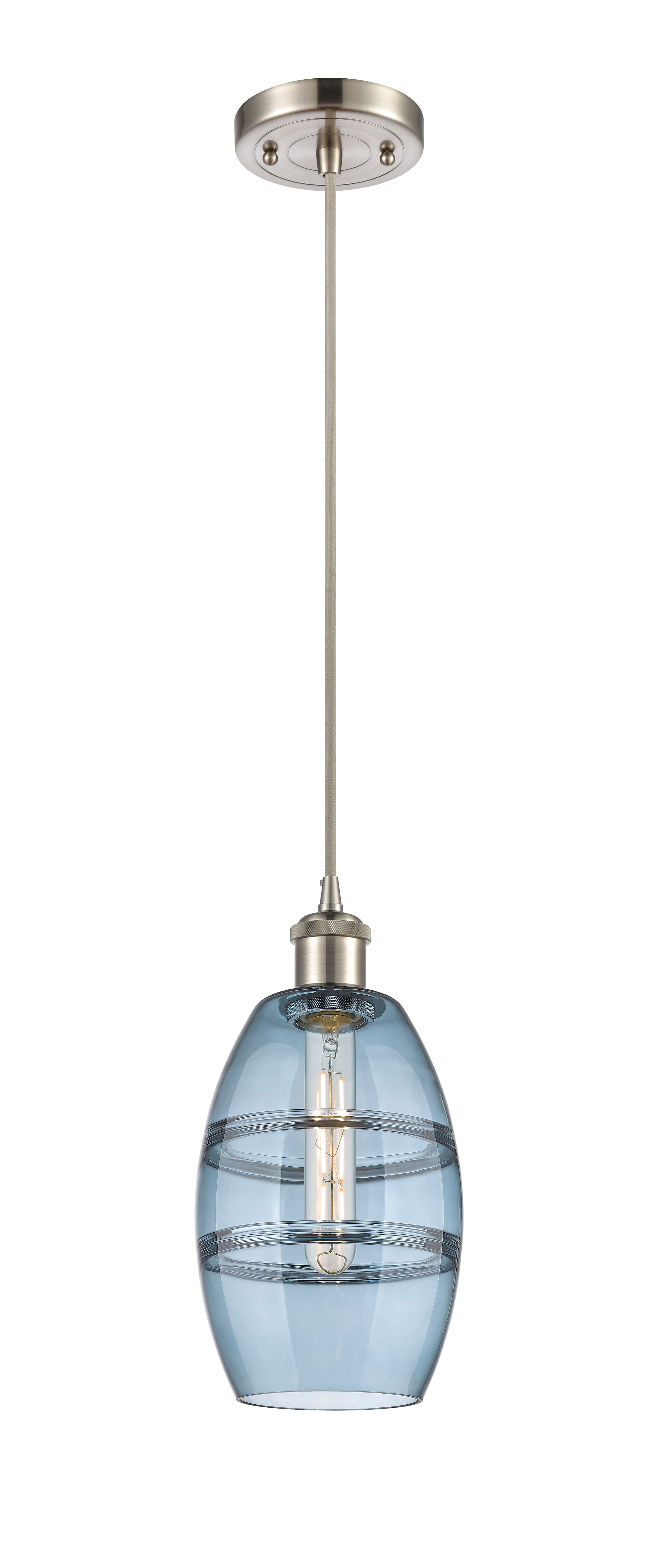 Ballston Mini Pendant Antique Brass Finish