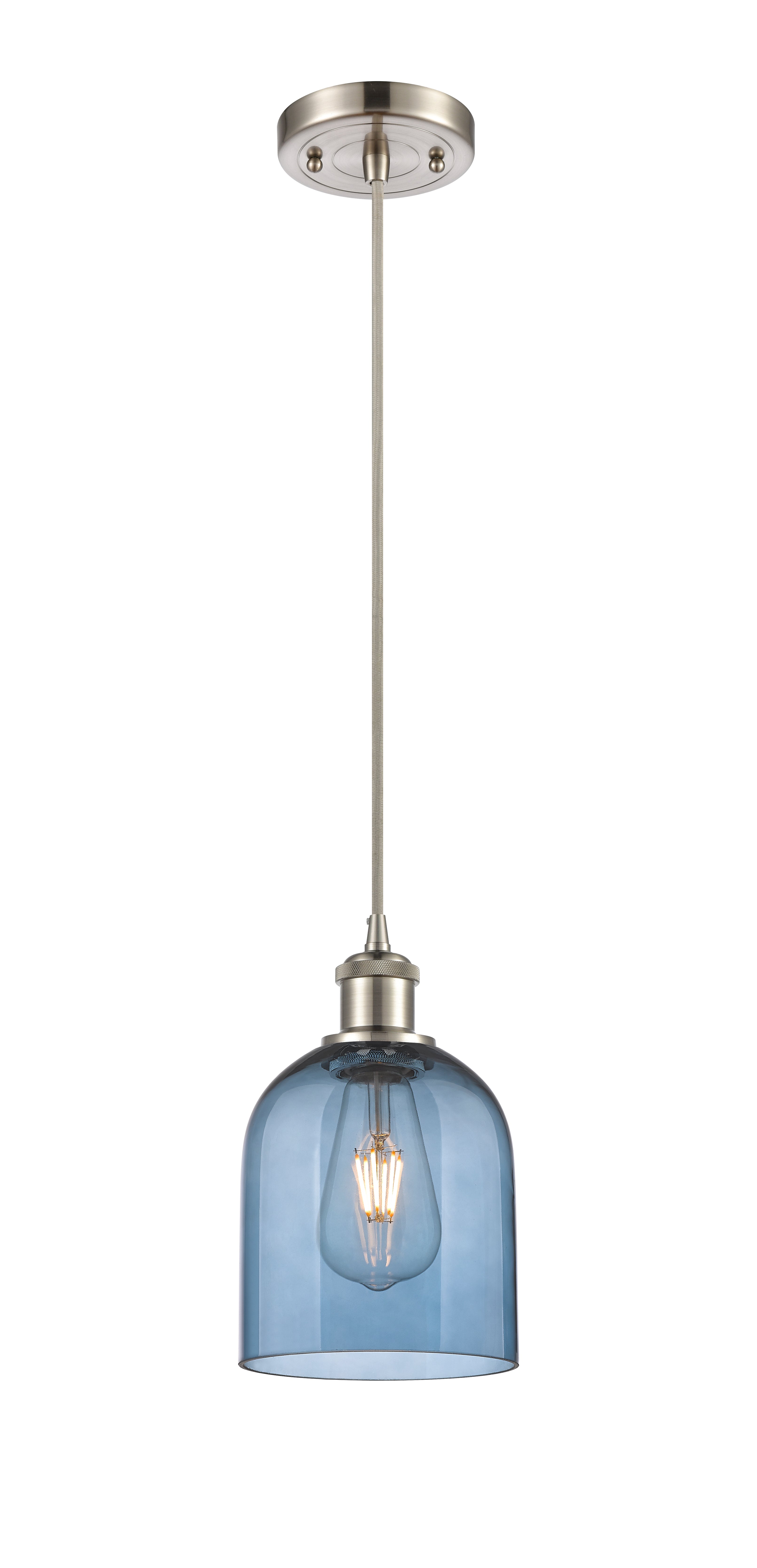 Ballston Mini Pendant Antique Brass Finish