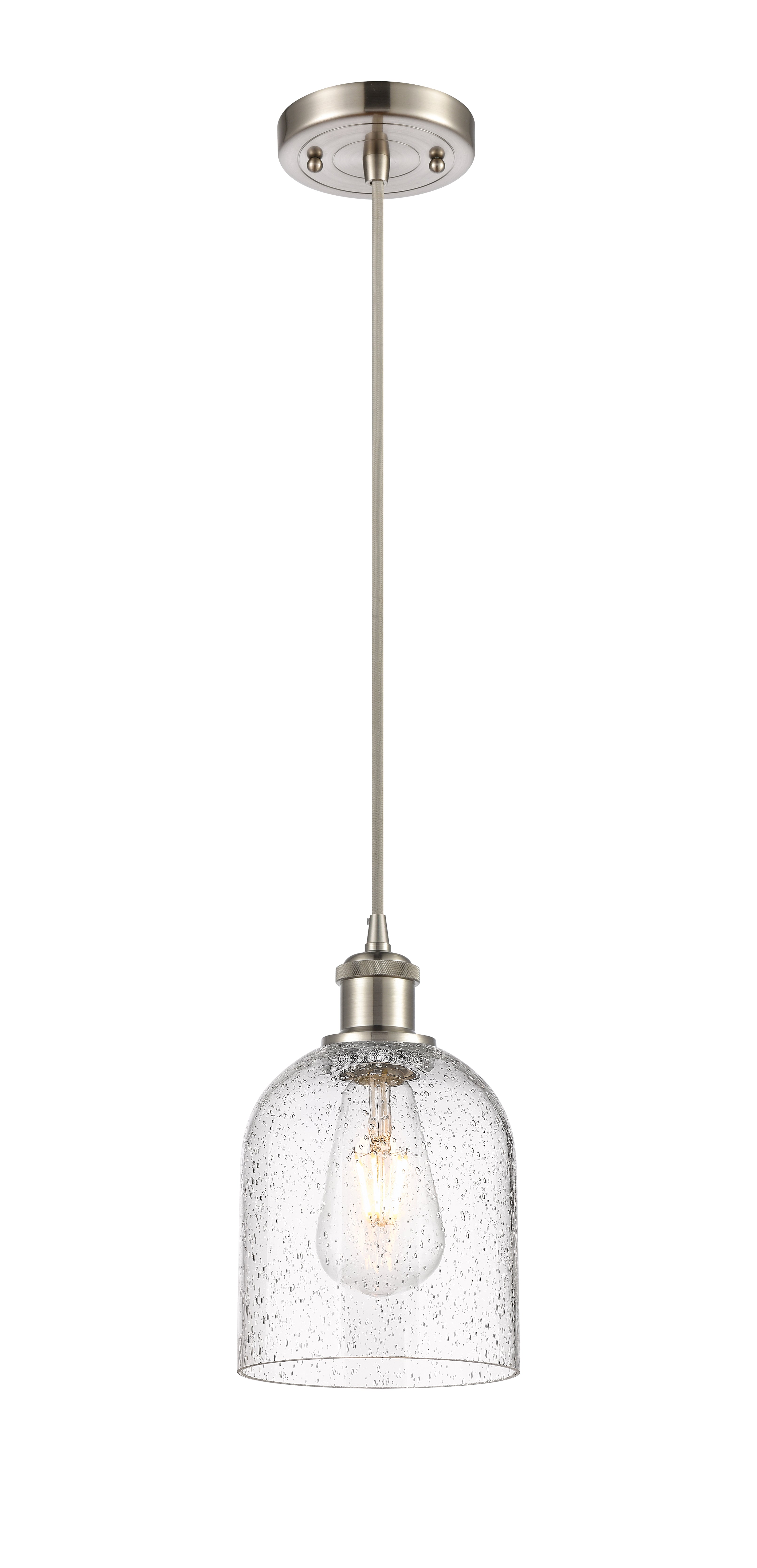 Ballston Mini Pendant Antique Brass Finish