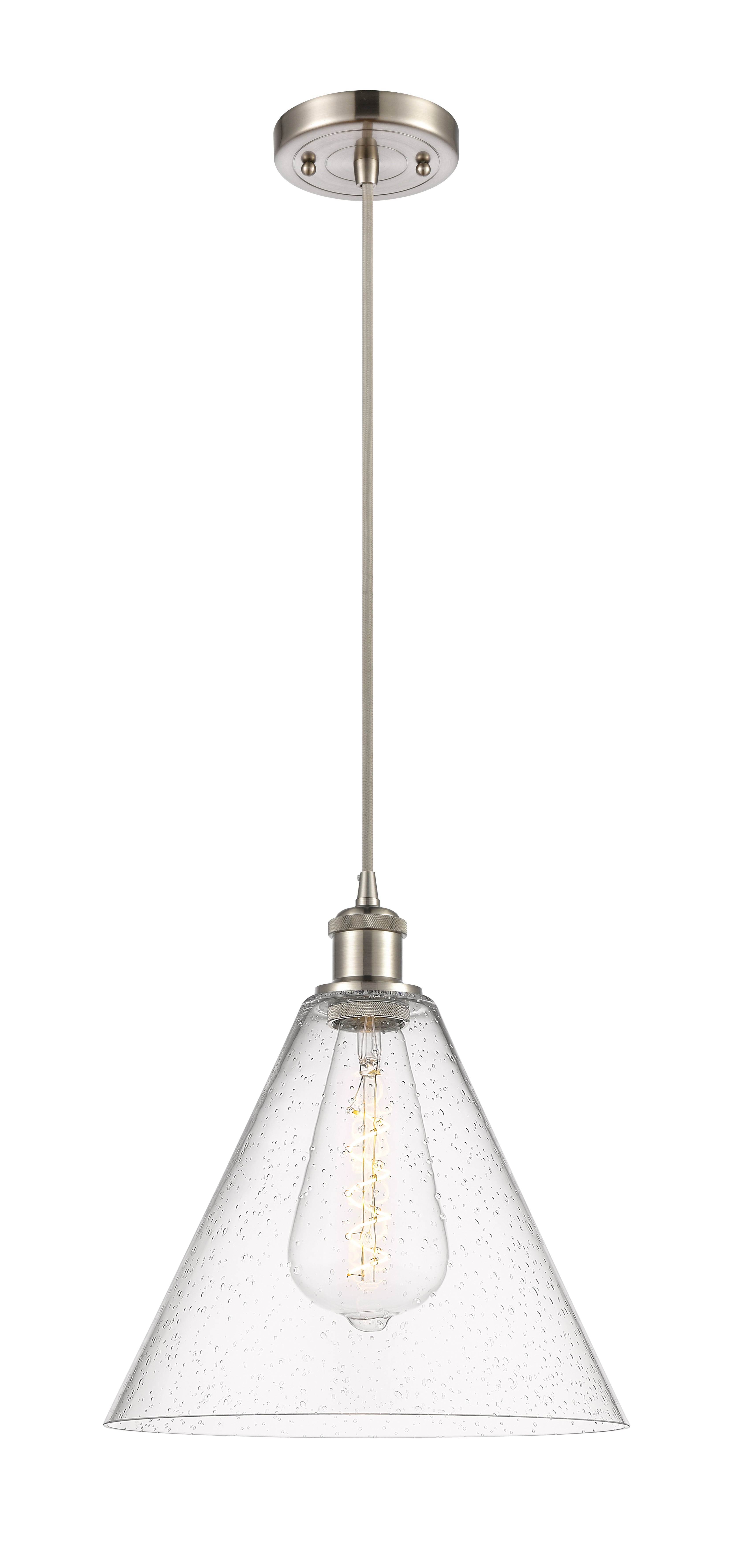 Ballston Mini Pendant Antique Brass Finish