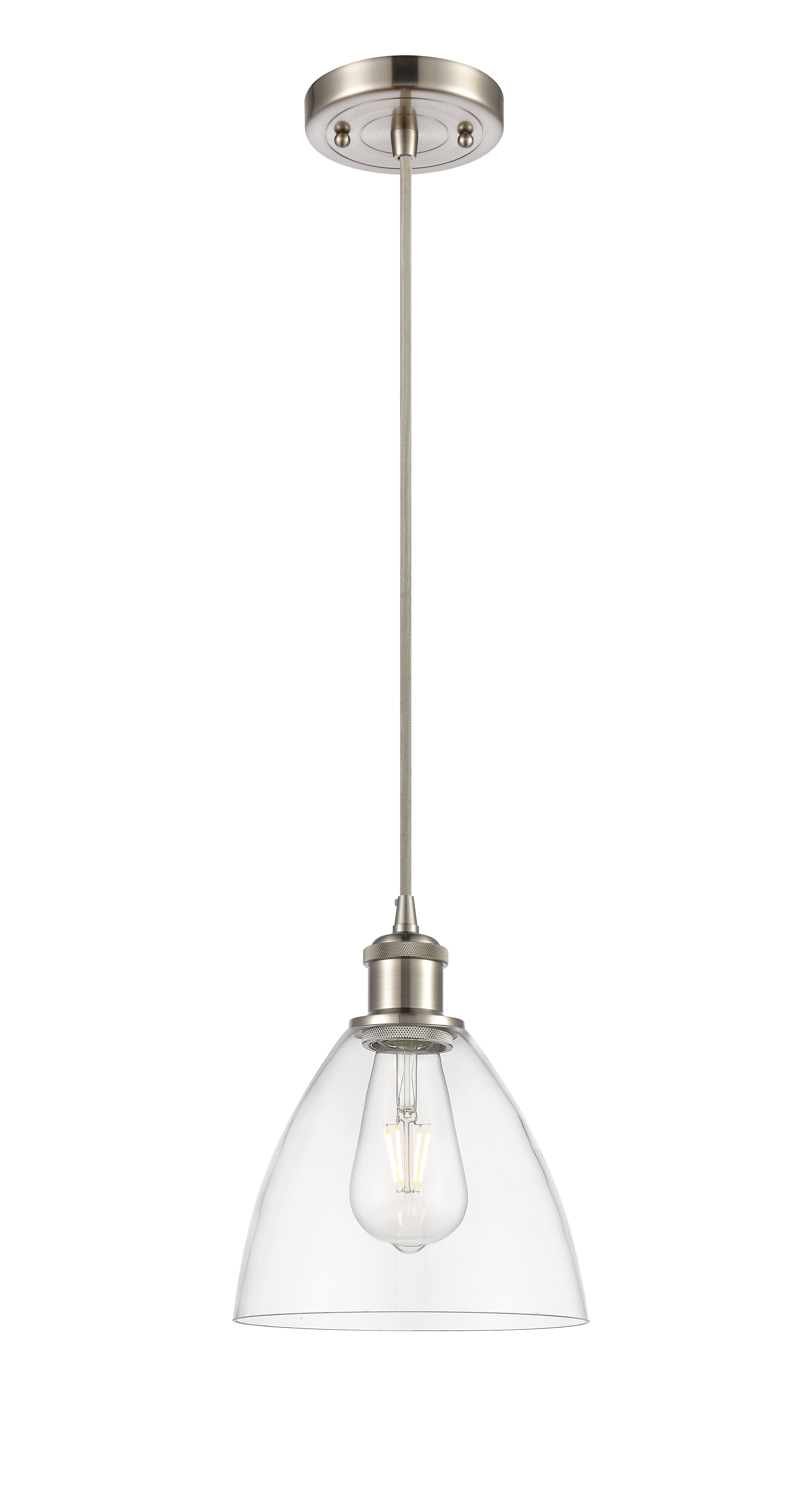 Ballston Mini Pendant Antique Brass Finish