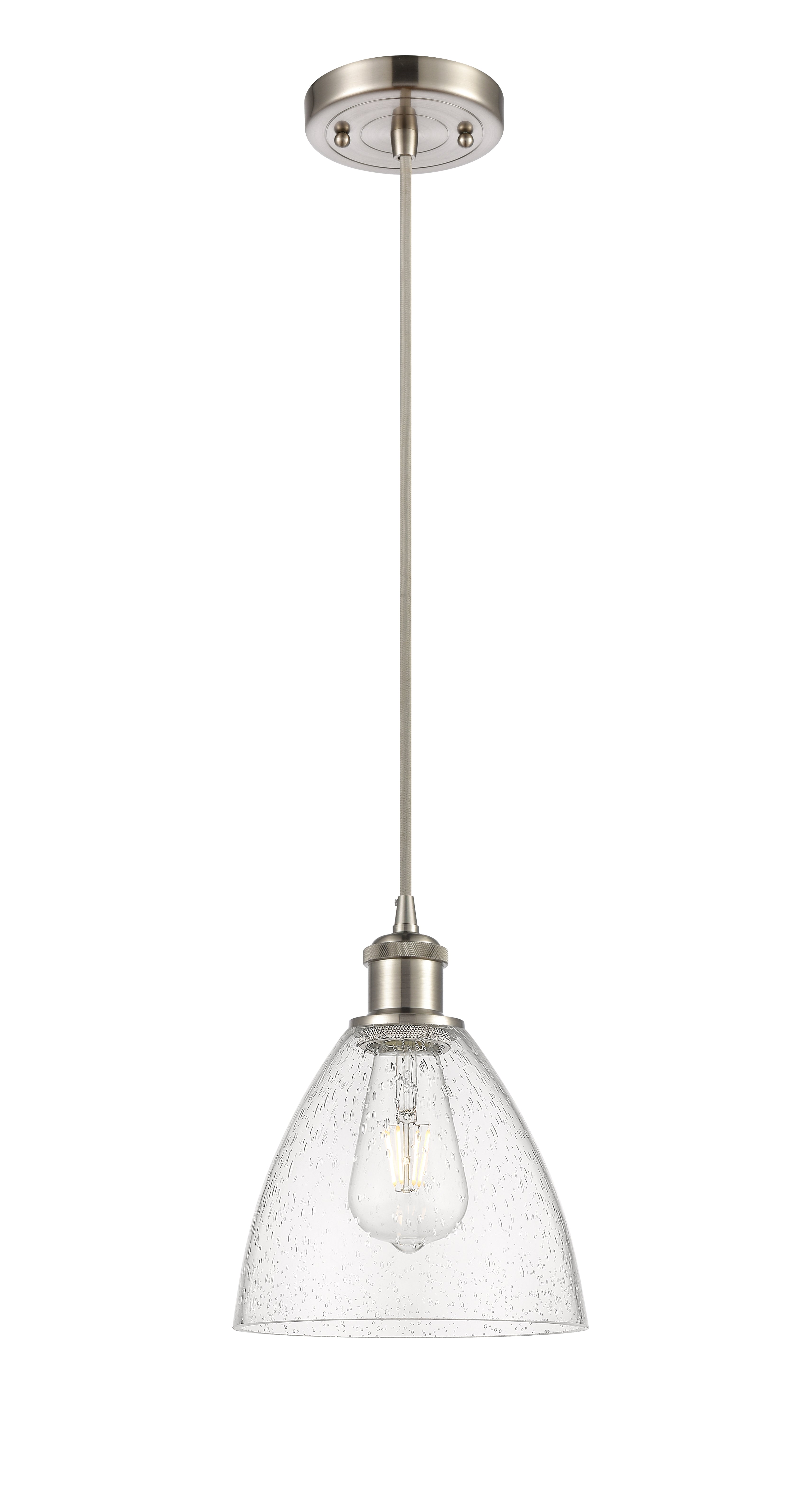 Ballston Mini Pendant Antique Brass Finish