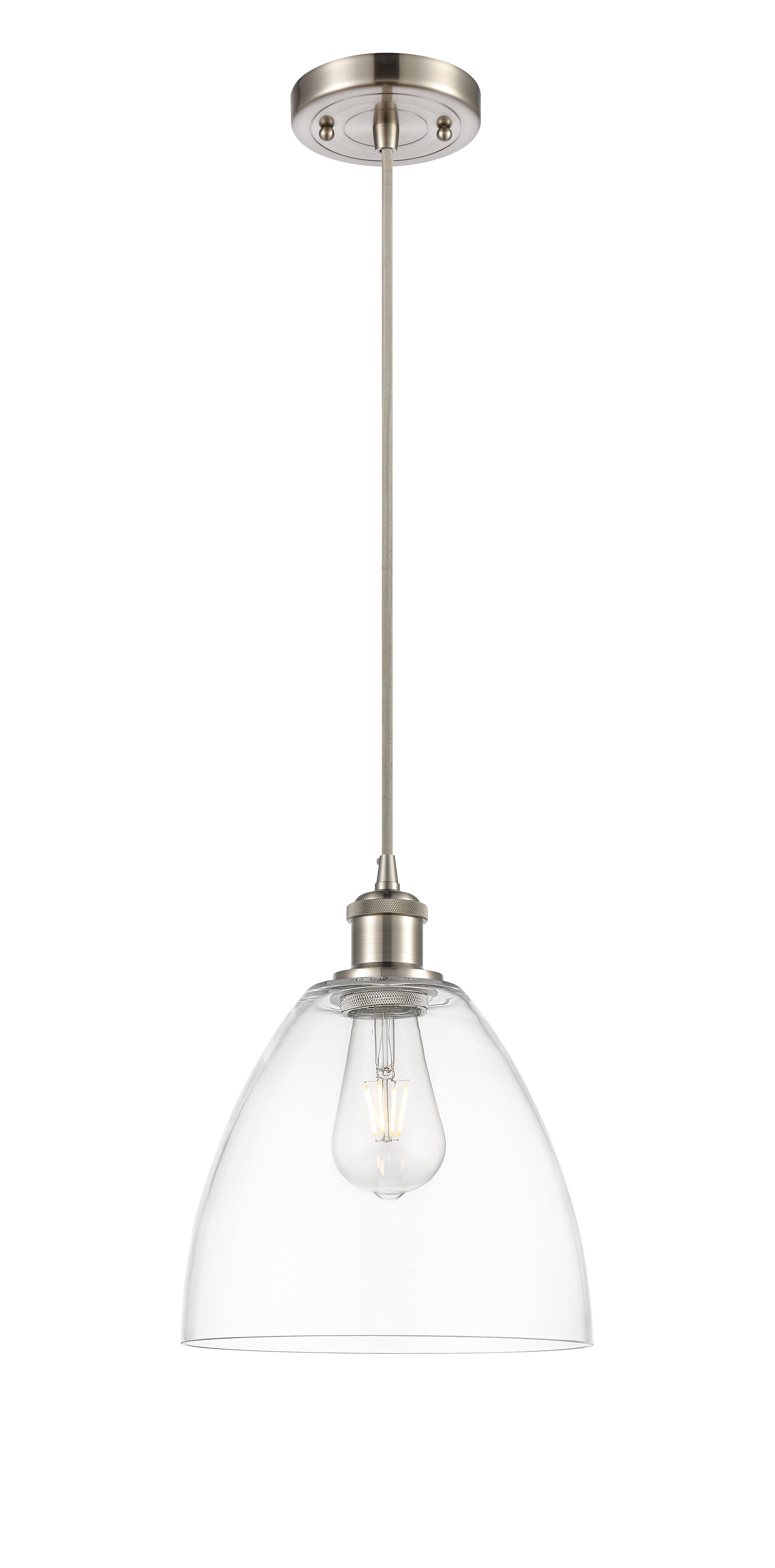 Ballston Mini Pendant Antique Brass Finish