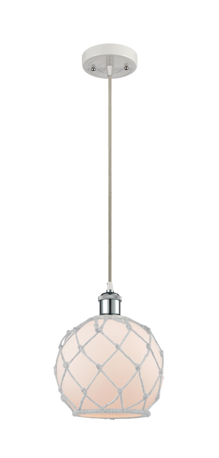 Ballston Mini Pendant Antique Brass 8 Inch