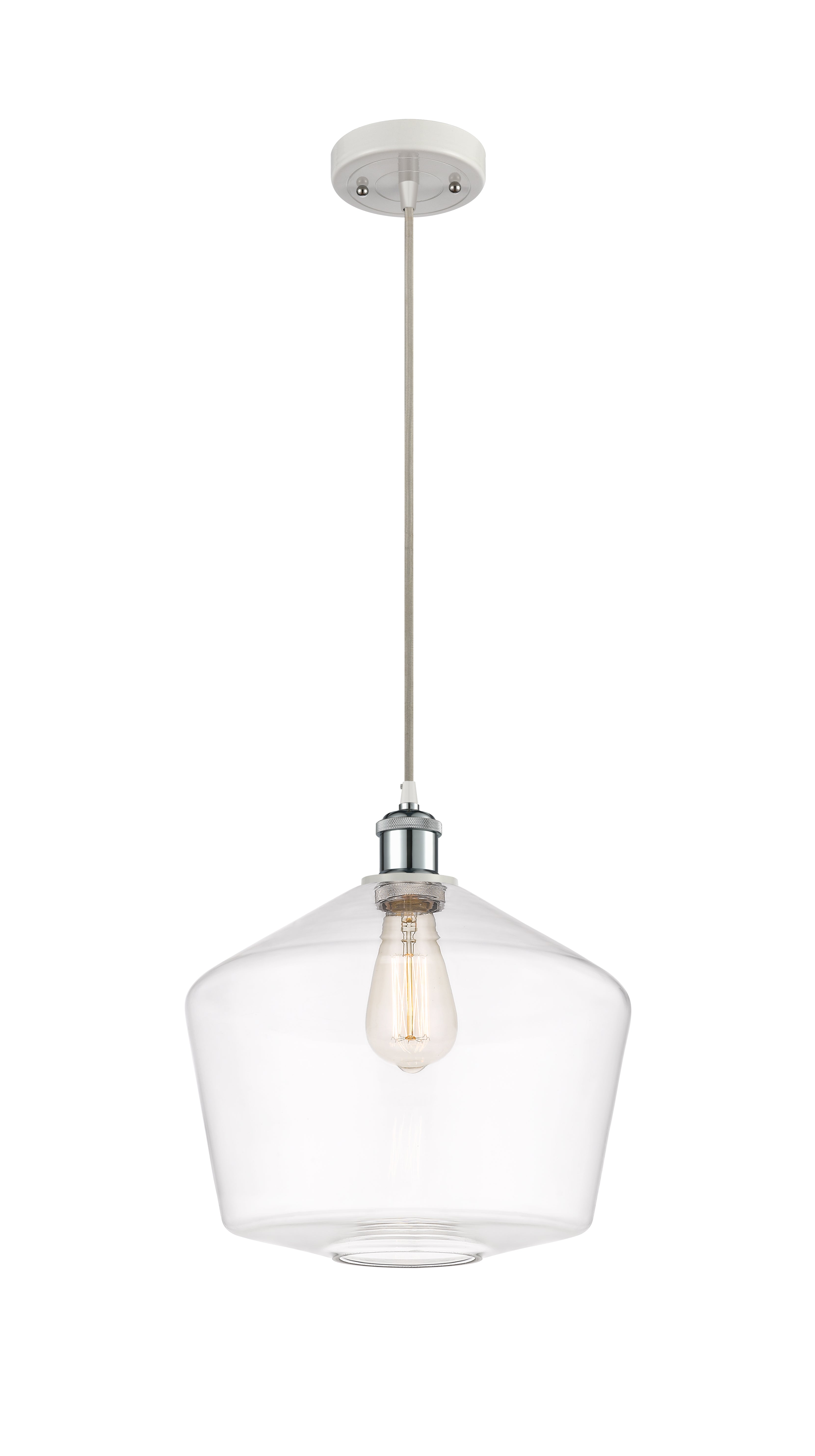 Ballston Mini Pendant Antique Brass 12 Inch