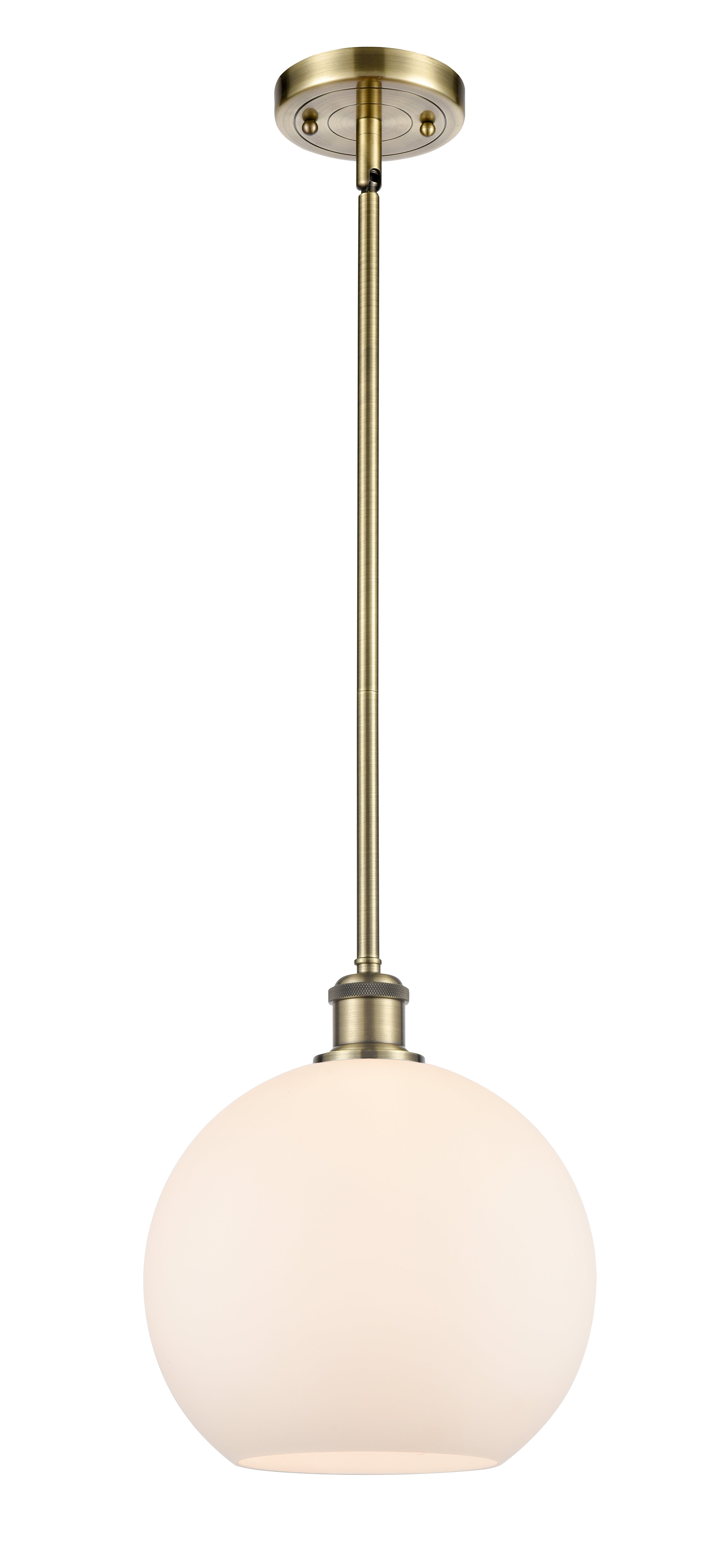 Ballston Mini Pendant Antique Brass Finish
