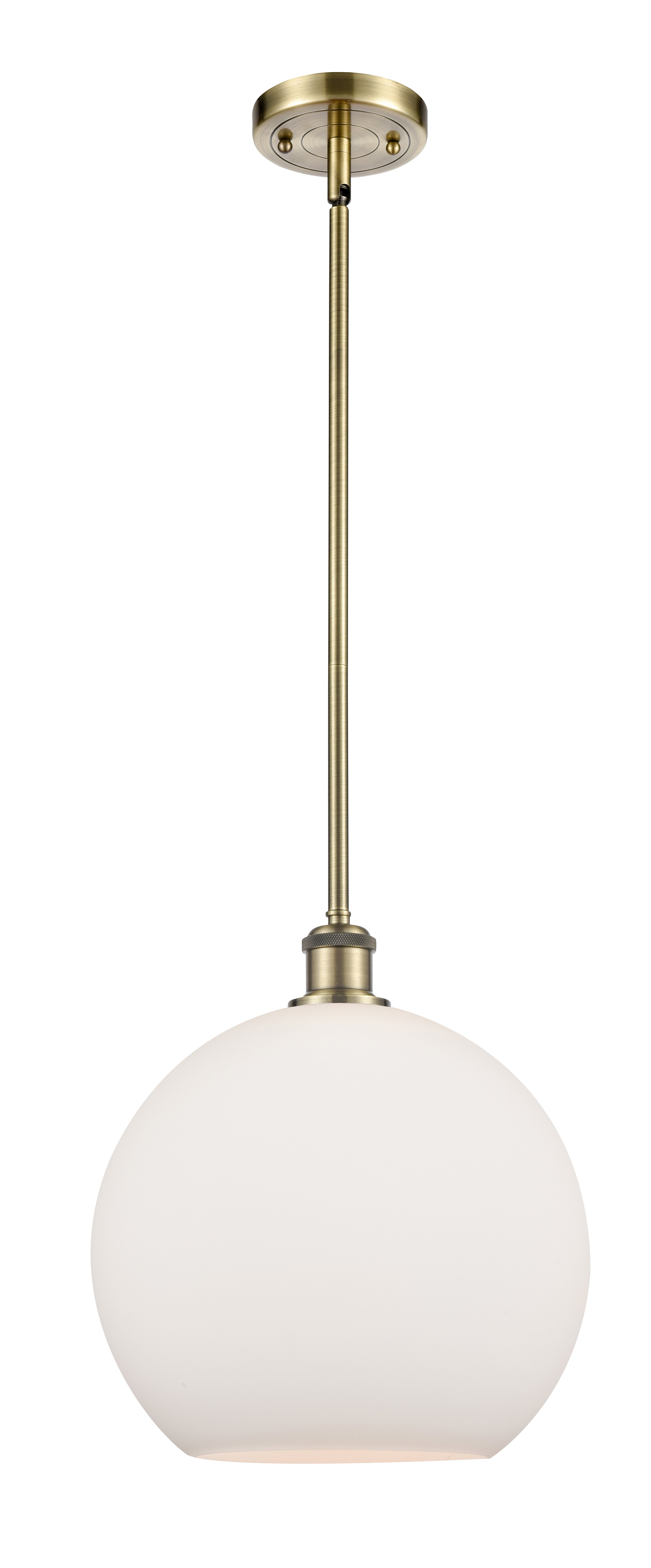 Ballston Mini Pendant Antique Brass Finish