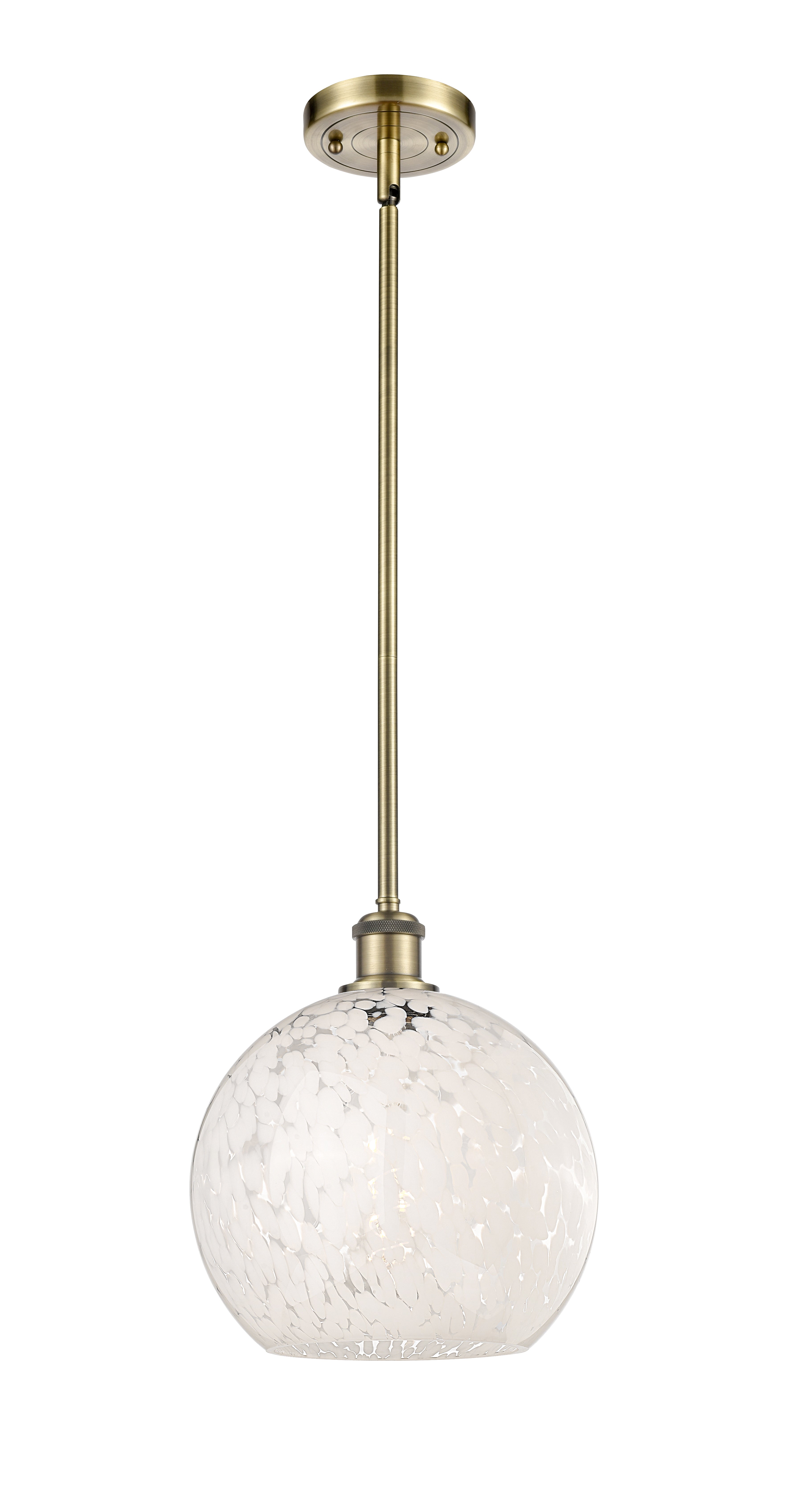 Ballston Mini Pendant Antique Brass Finish
