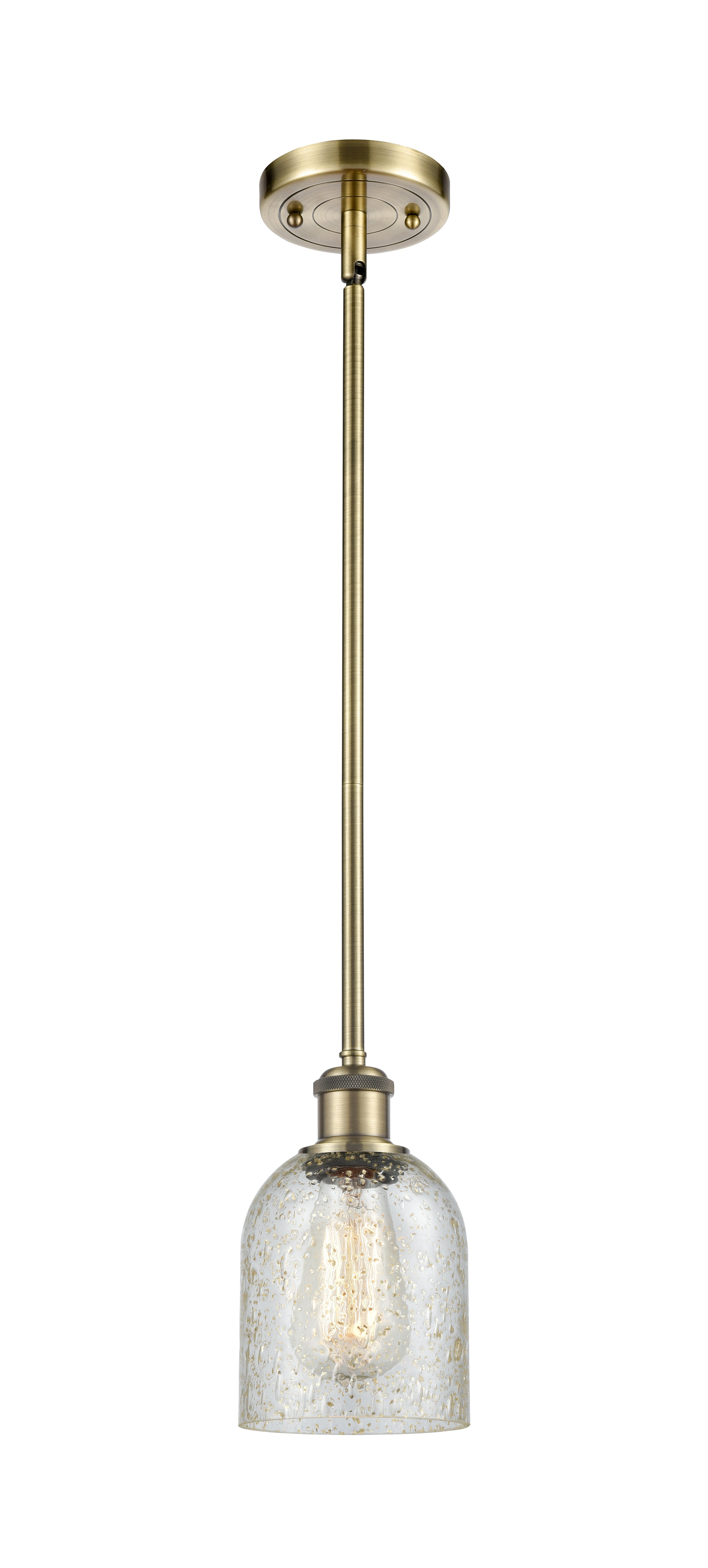 Ballston Mini Pendant Antique Brass Finish